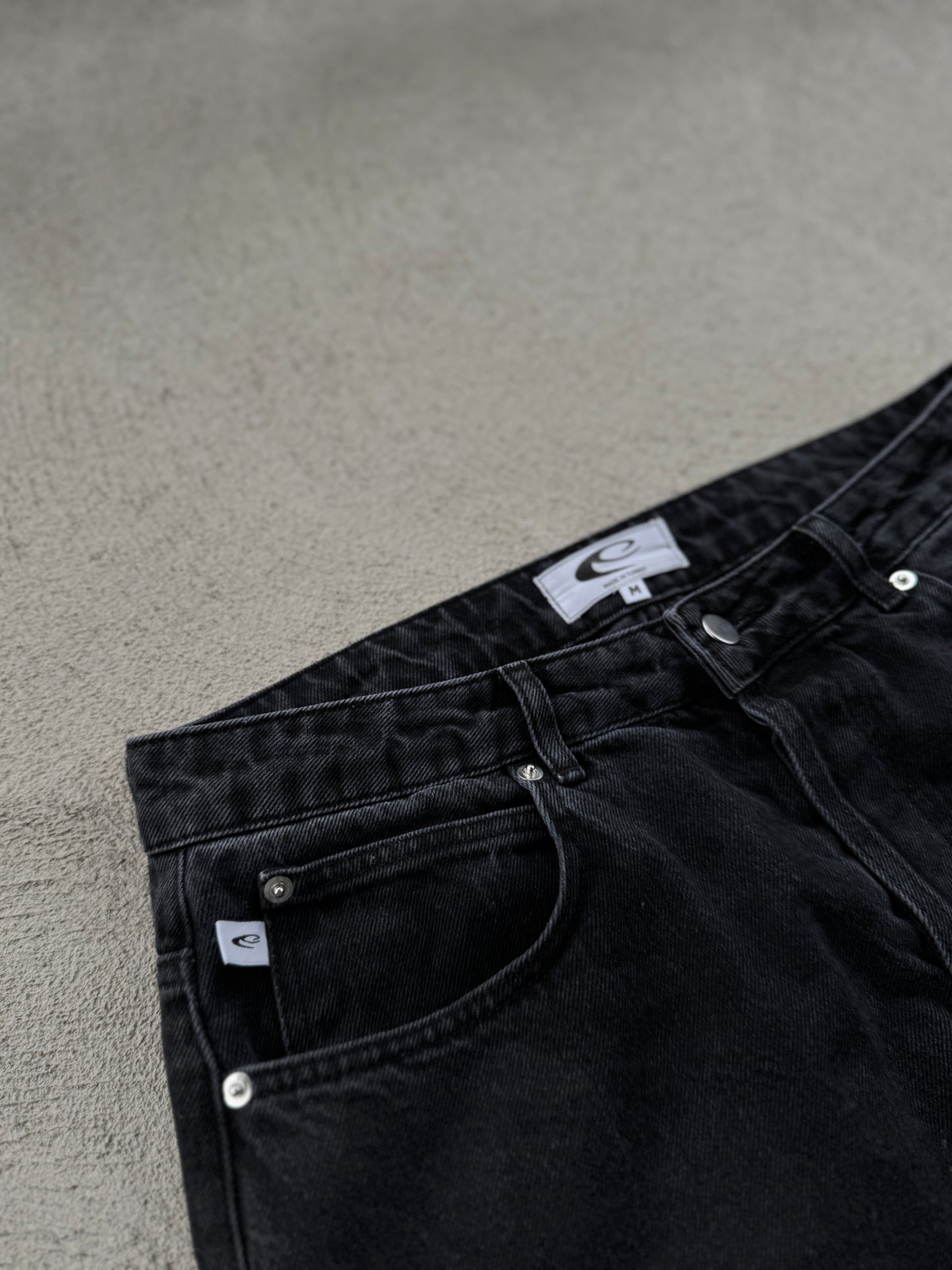 Jeans noir Clip
