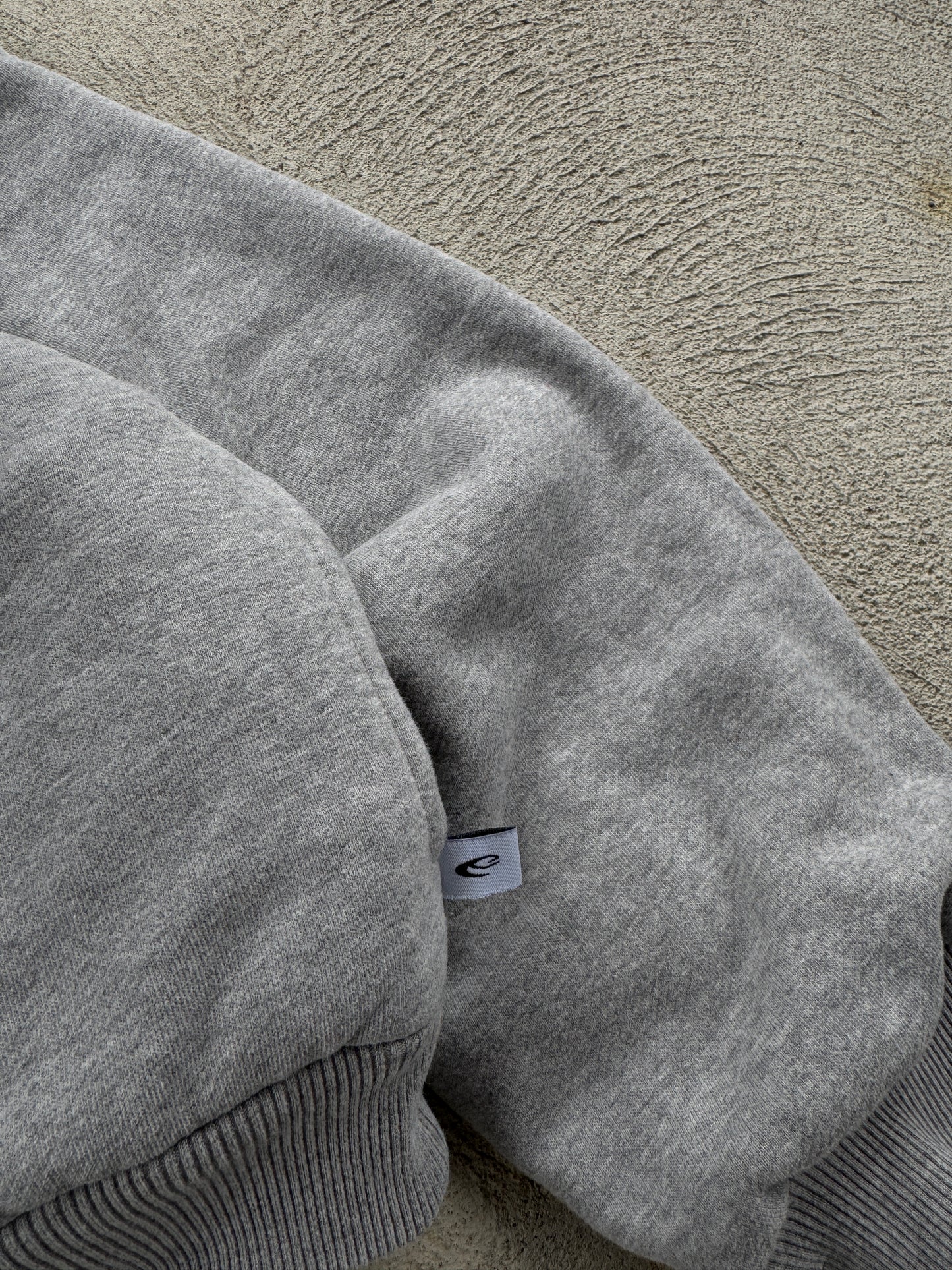 Hoodie Clip gris double épaisseur