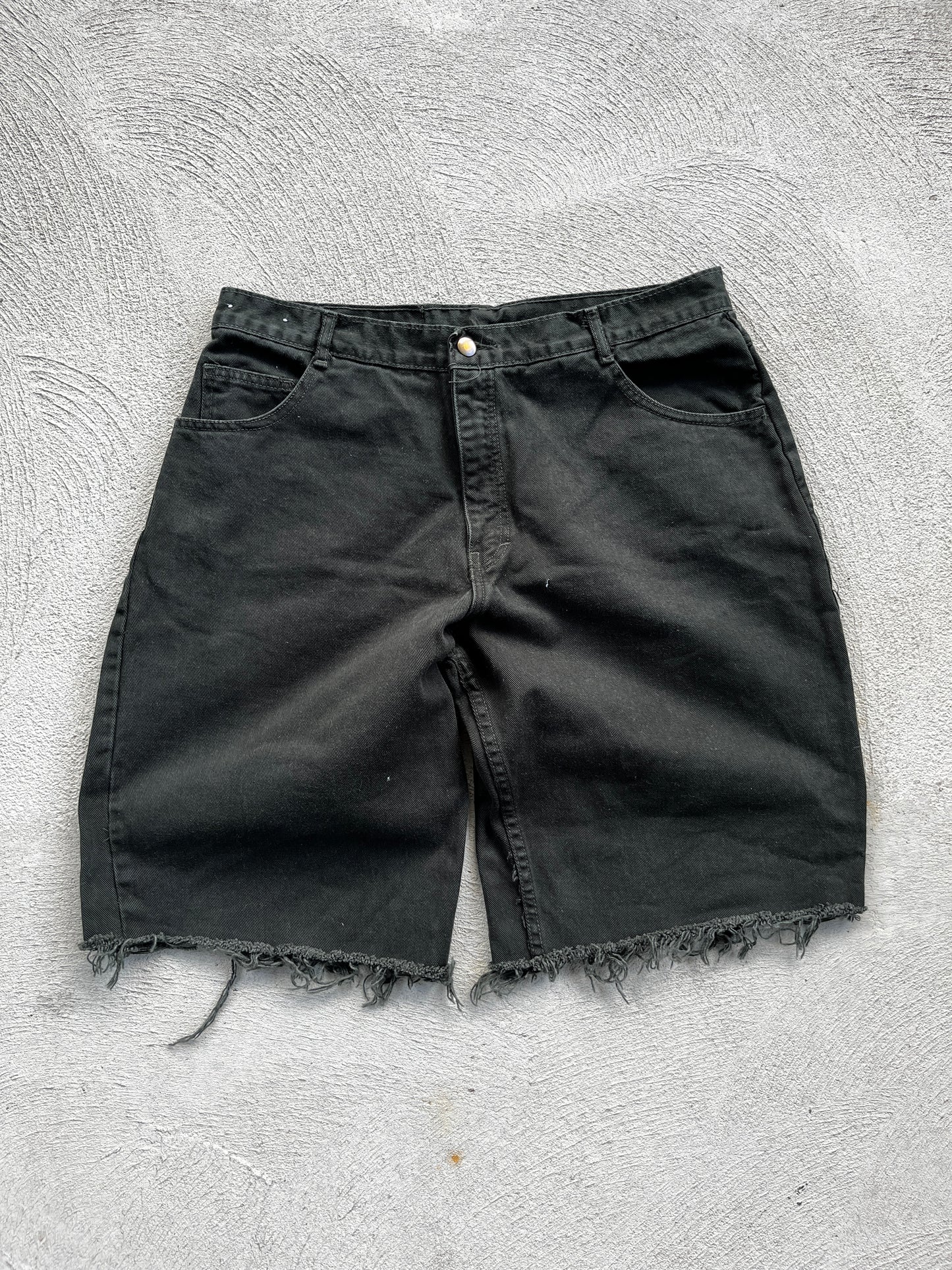vintage green jorts - see size in the photos
