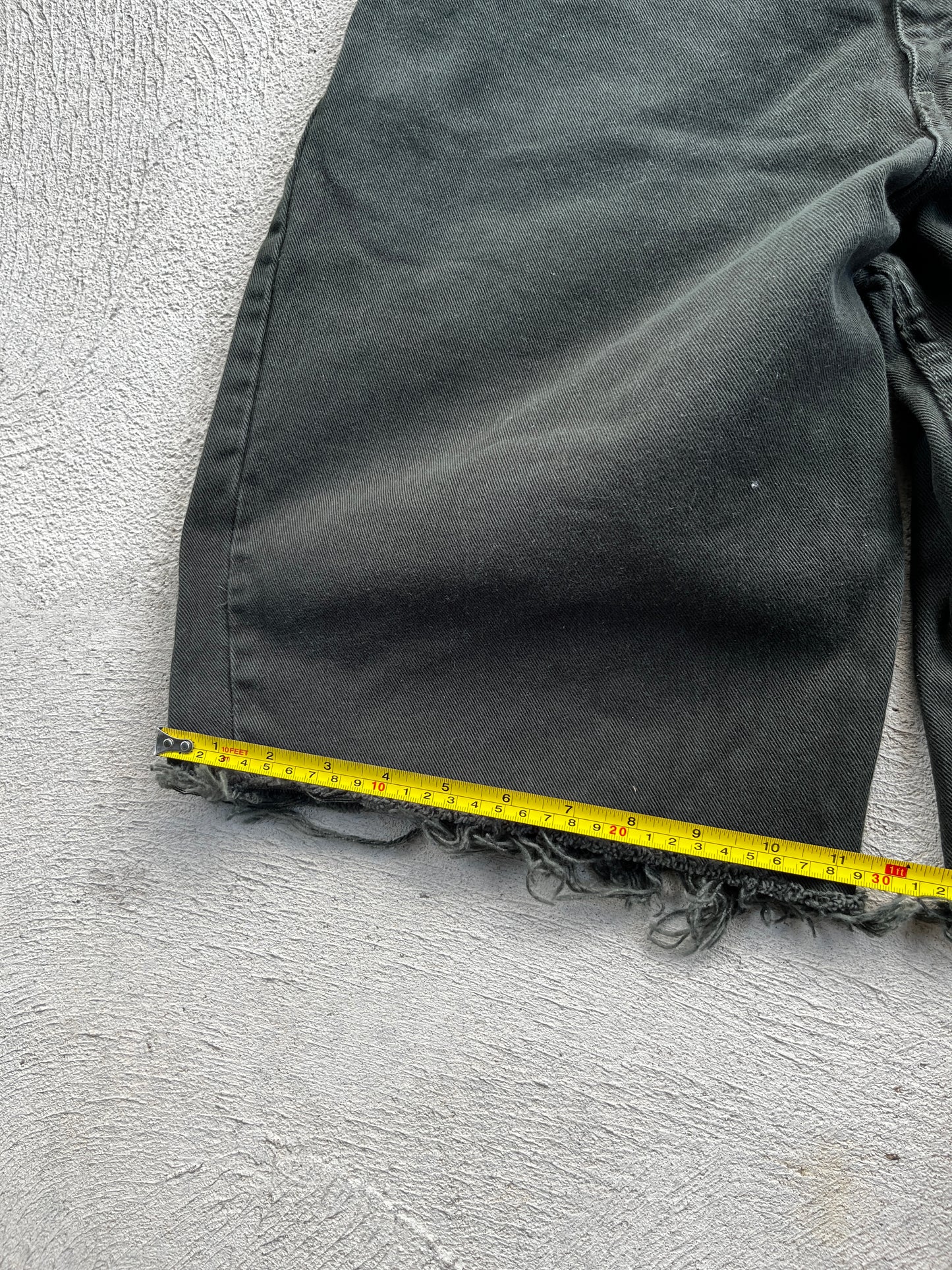 vintage green jorts - see size in the photos
