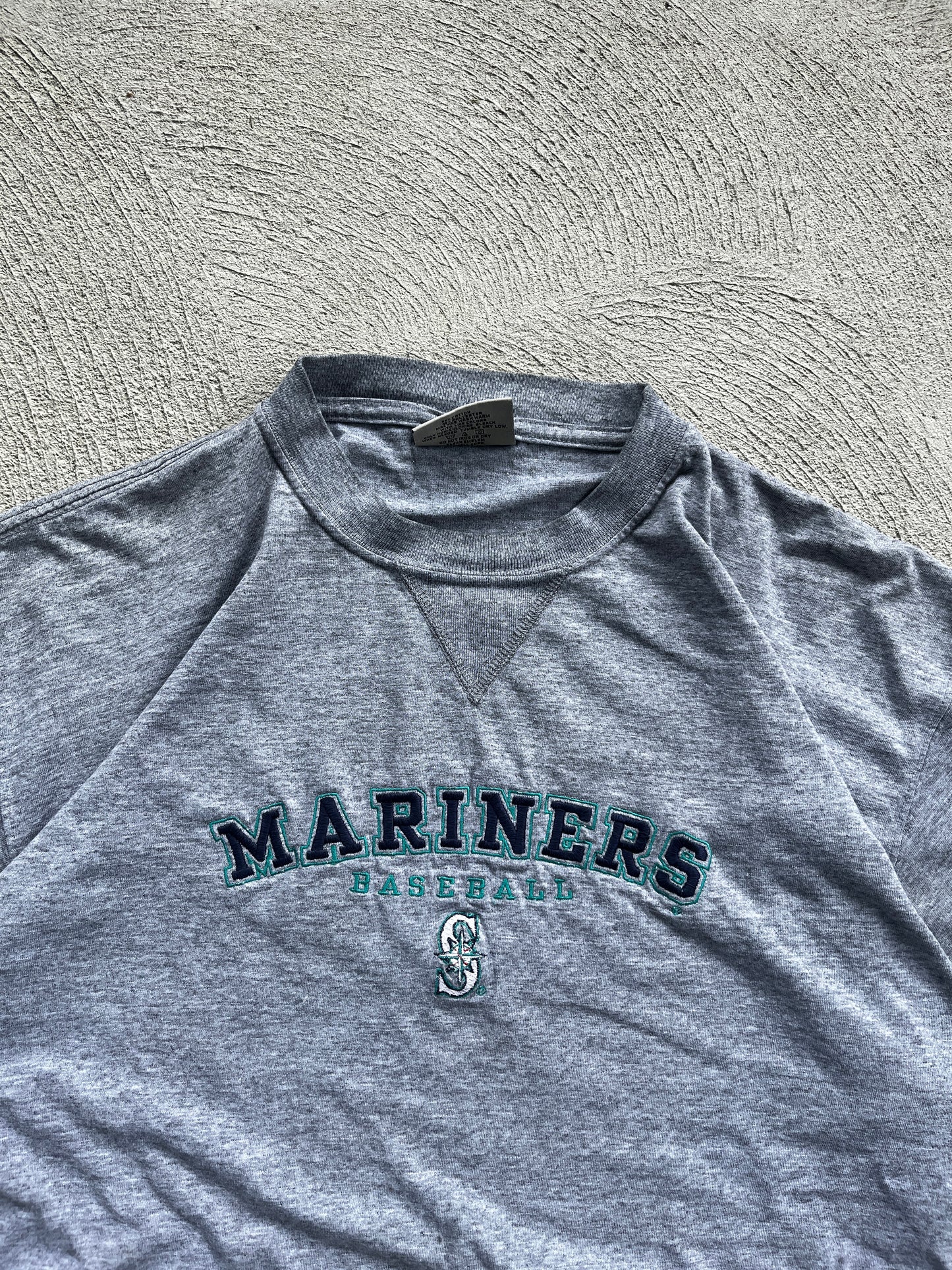 t-shirt vintage mariners russel -L