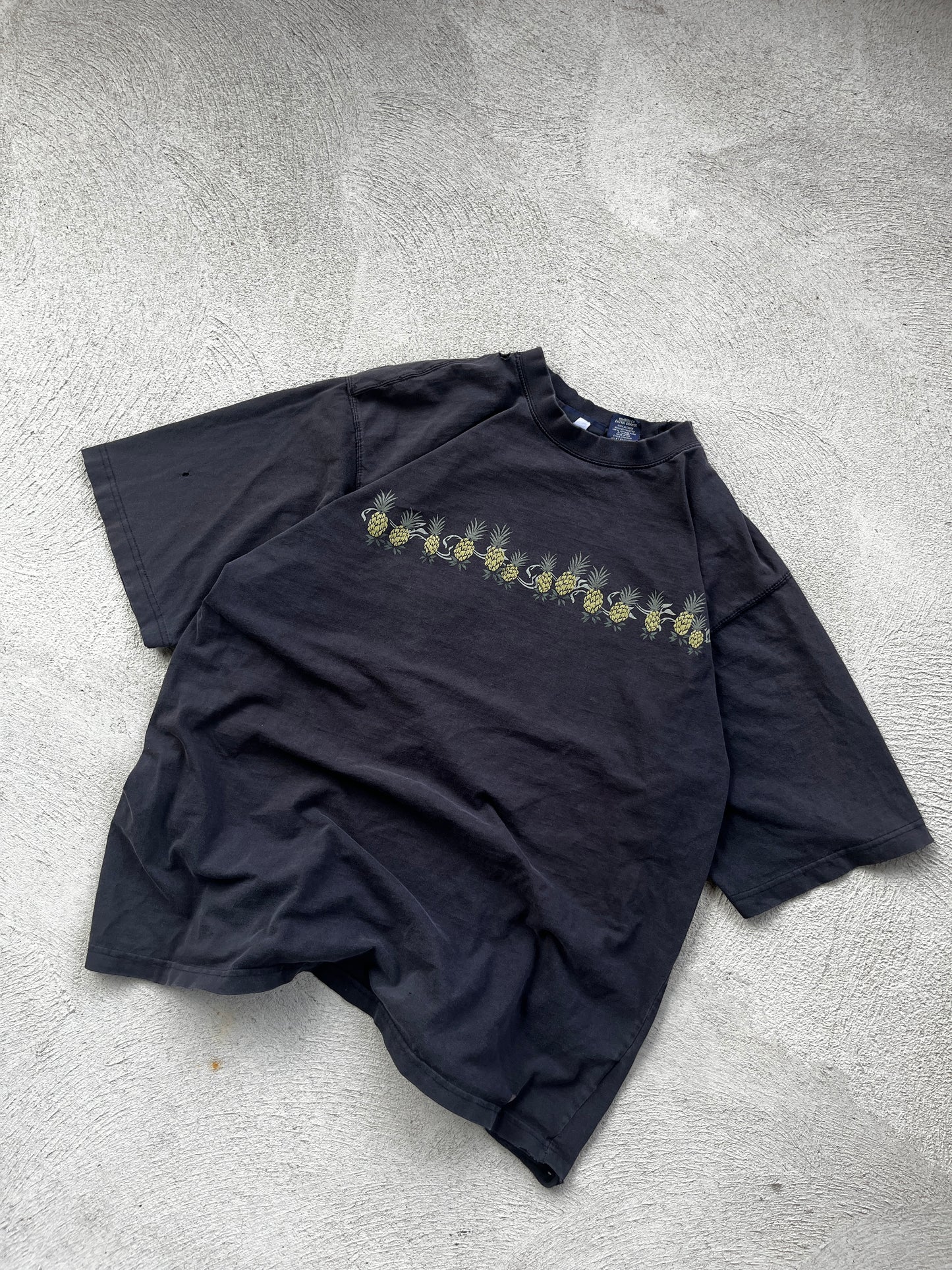 t-shirt vintage ananas -XL