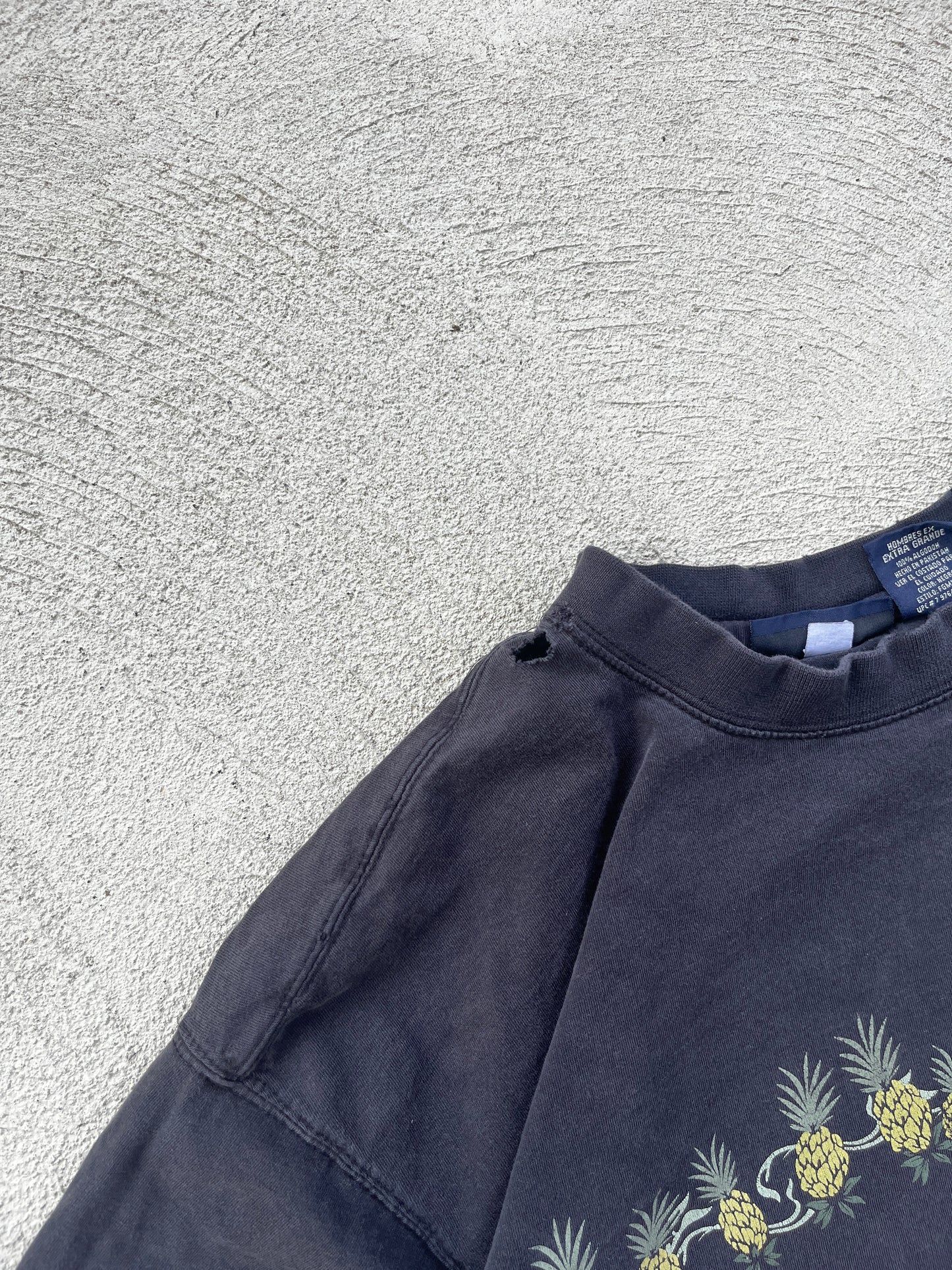 t-shirt vintage ananas -XL