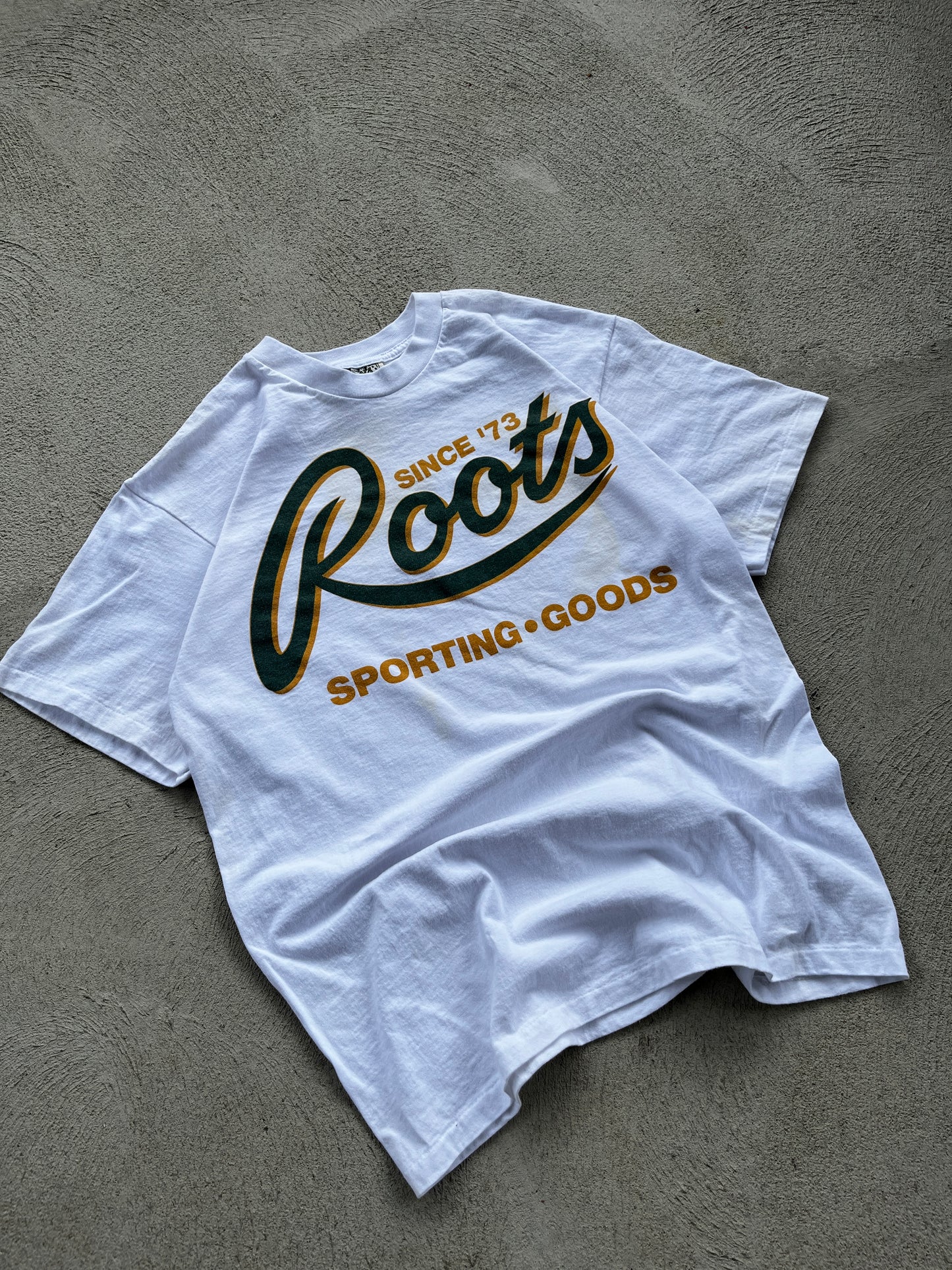 t-shirt roots vintage single stitch -L