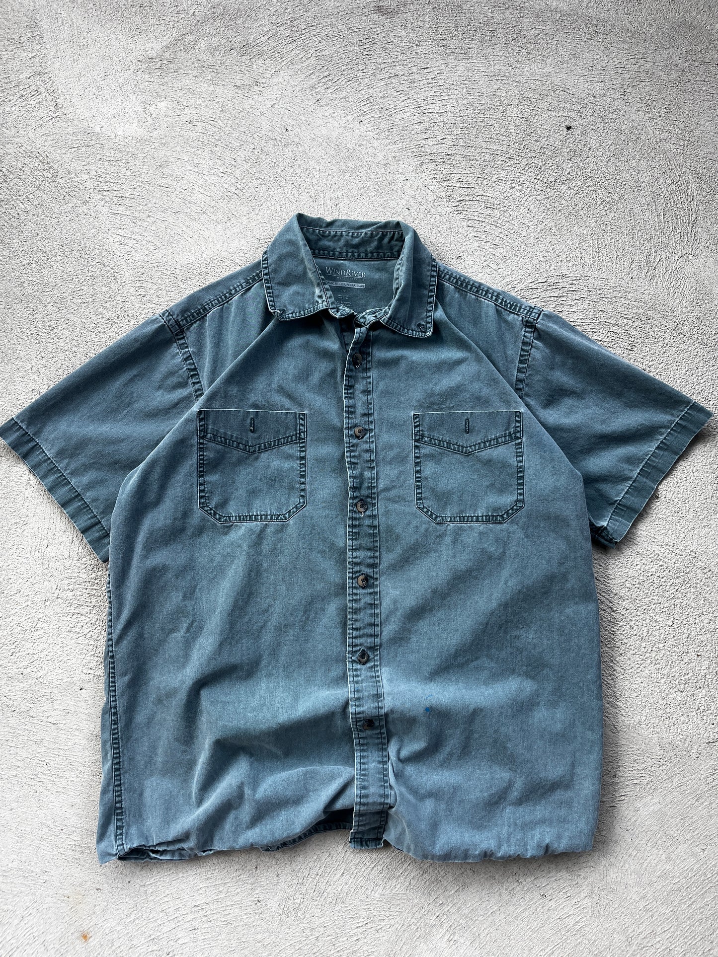 vintage windriver shirt -L