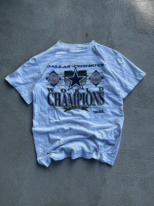 Vintage Dallas Cowboys 1993 Super Bowl Champions T Shirt Tee 