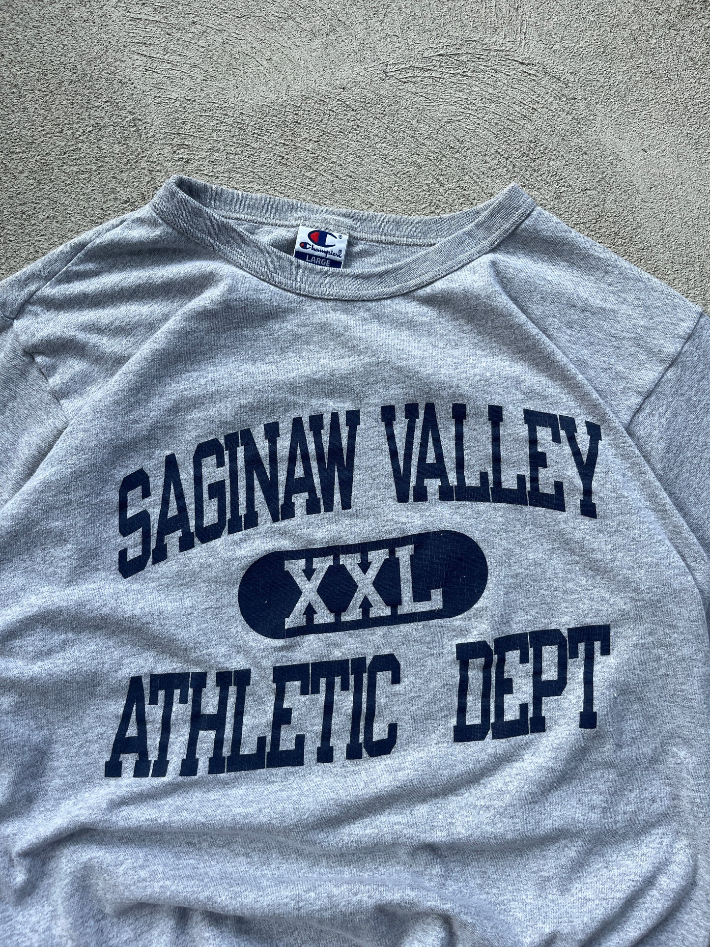 t-shirt vintage sagnaw valley -L