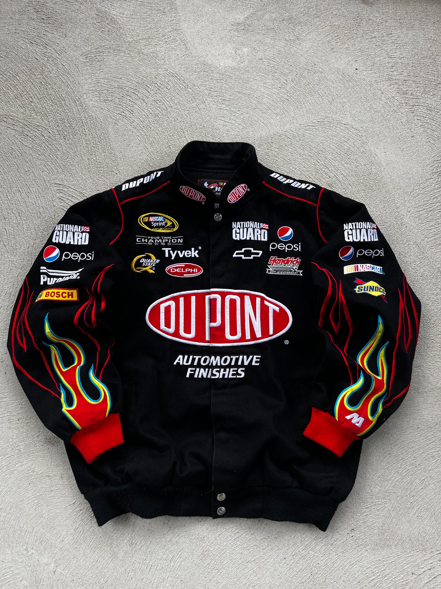 jacket nascar noir -L