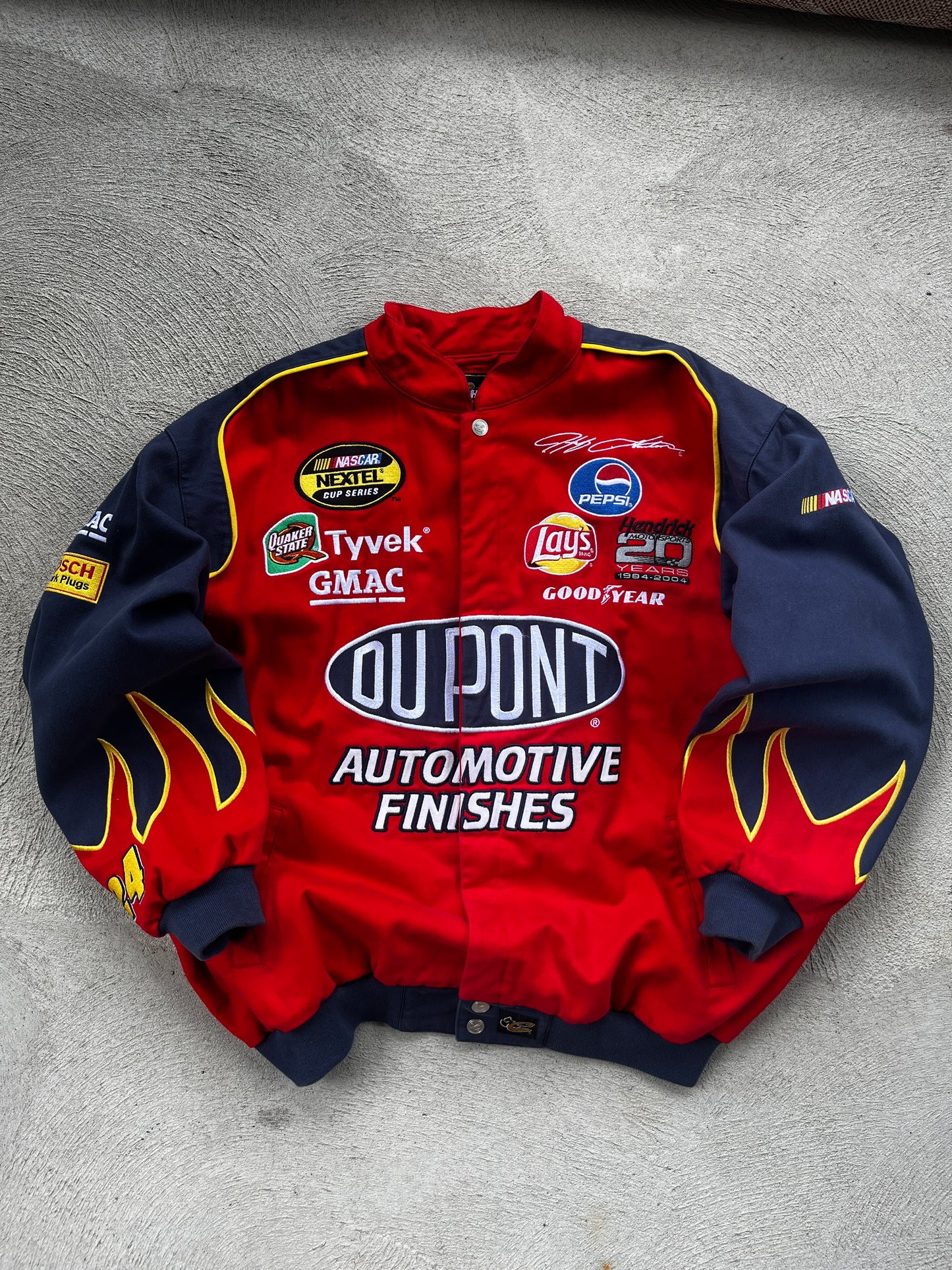 jacket nascar rouge -XL