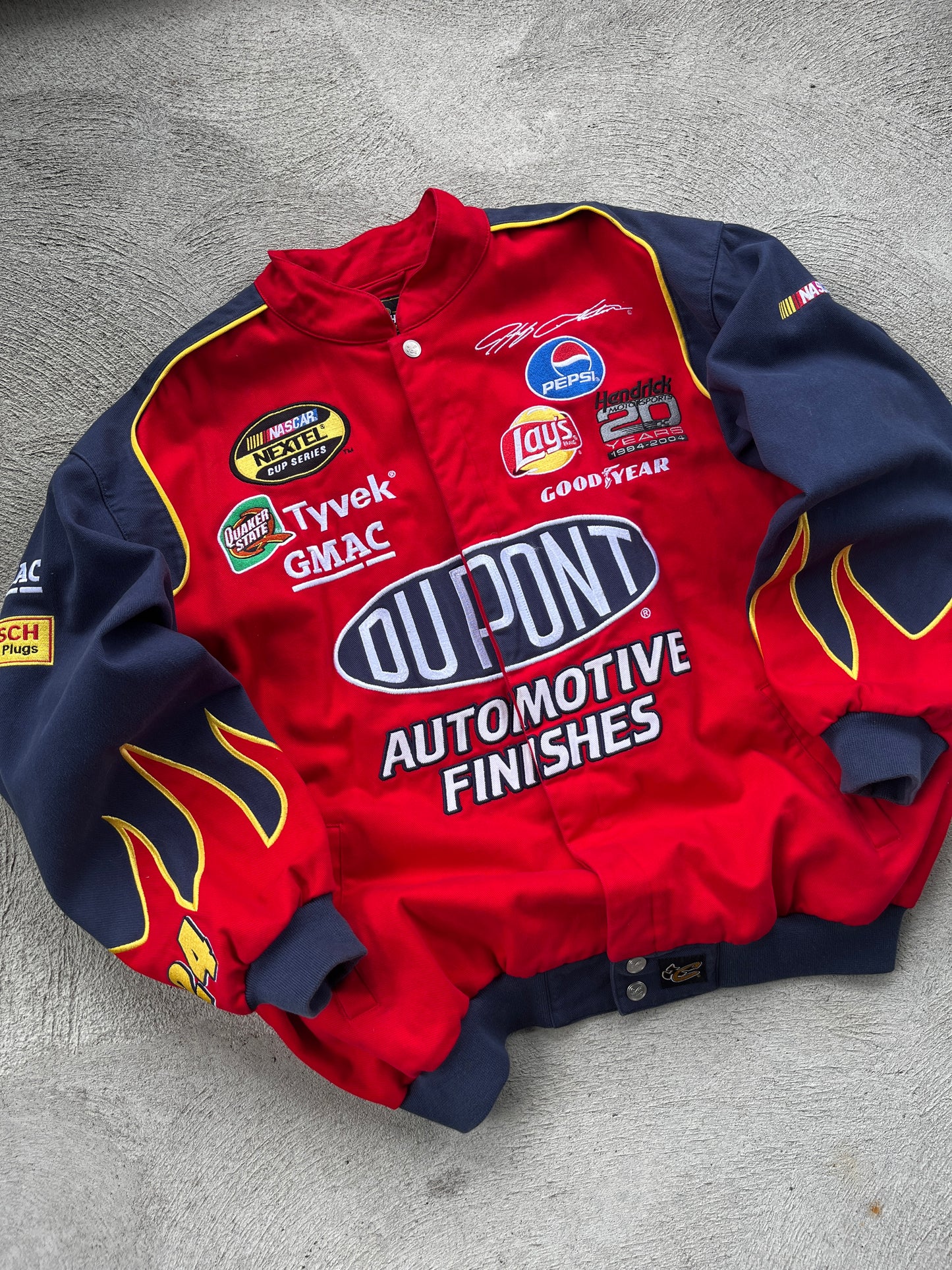 jacket nascar rouge -XL