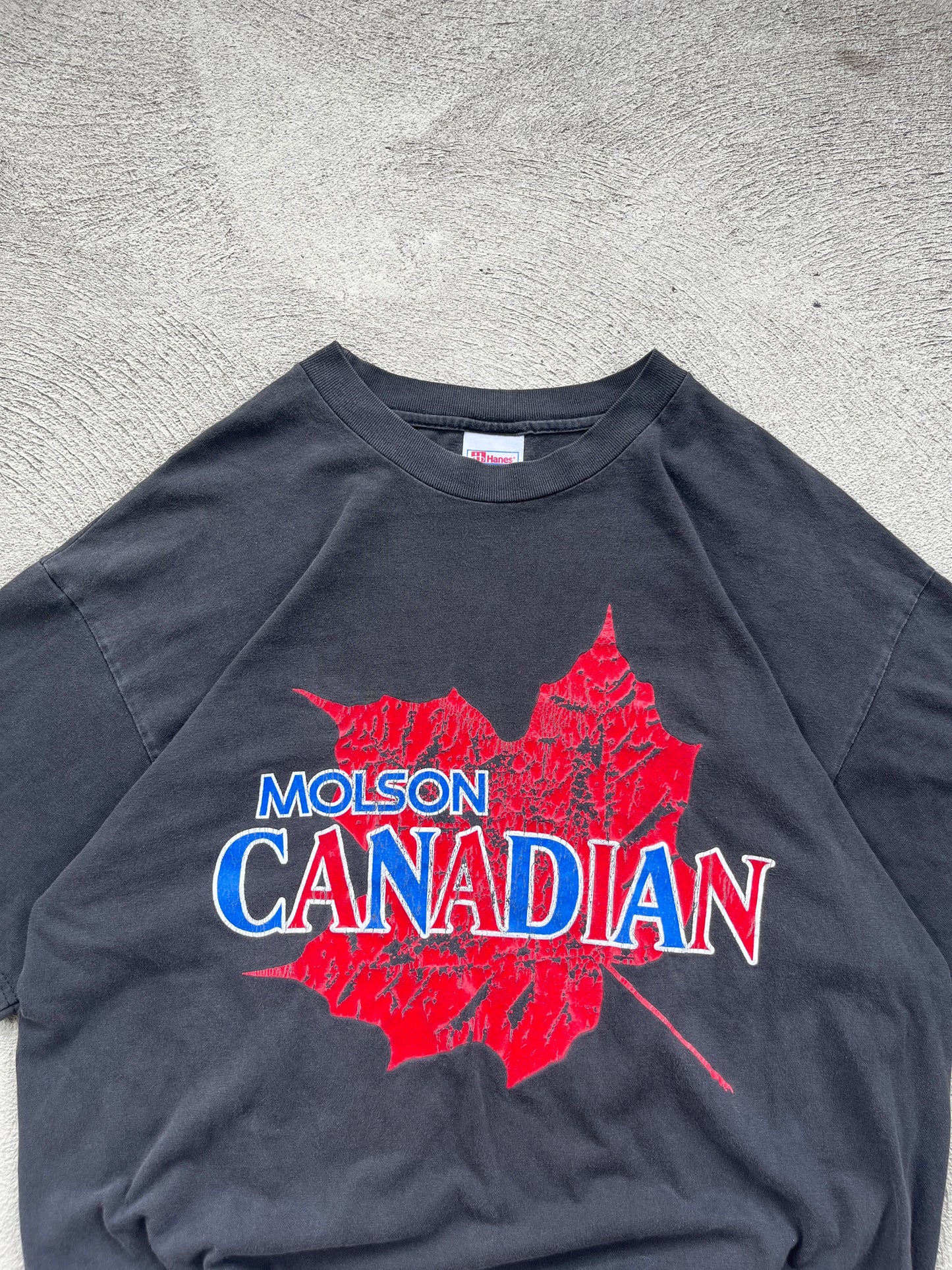 t-shirt vintage Molson -XL