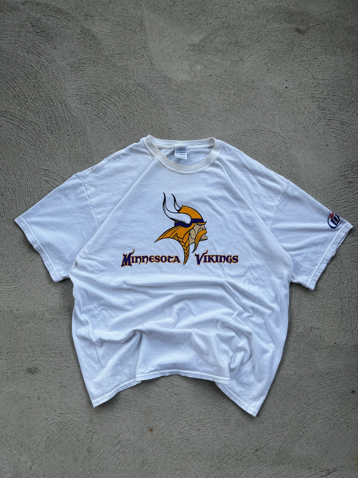 t-shirt vintage vikings -XL