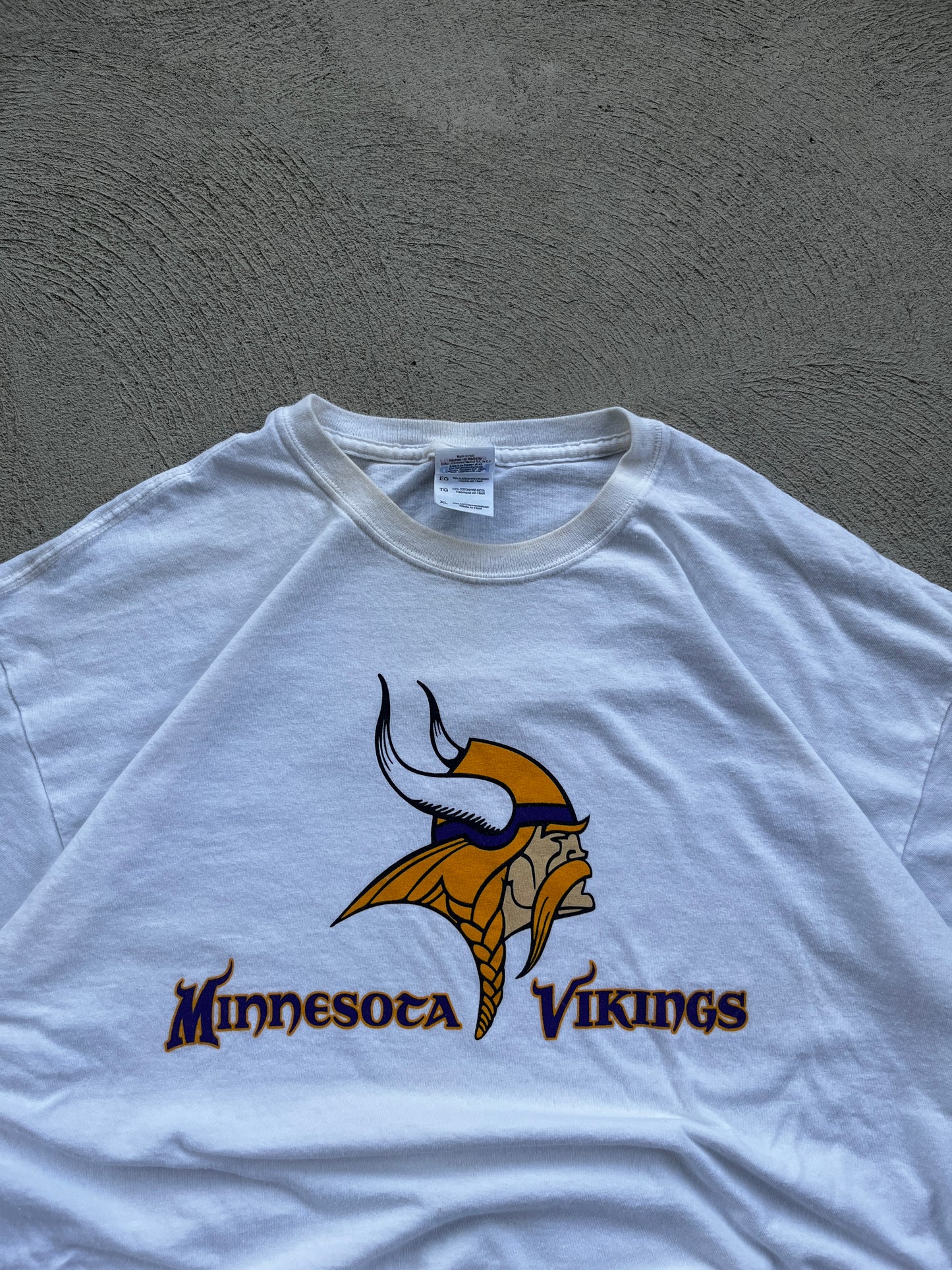 t-shirt vintage vikings -XL