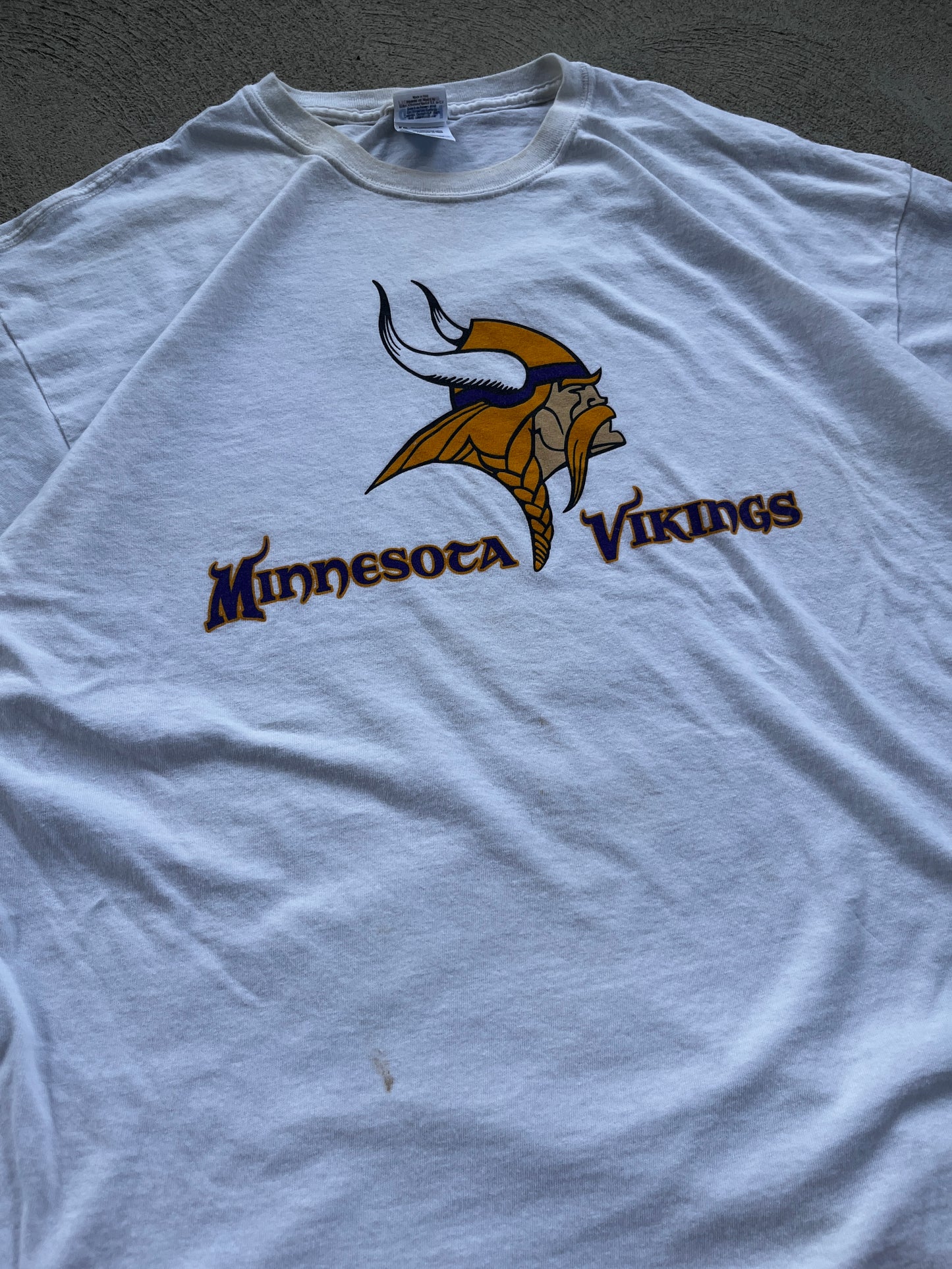 t-shirt vintage vikings -XL