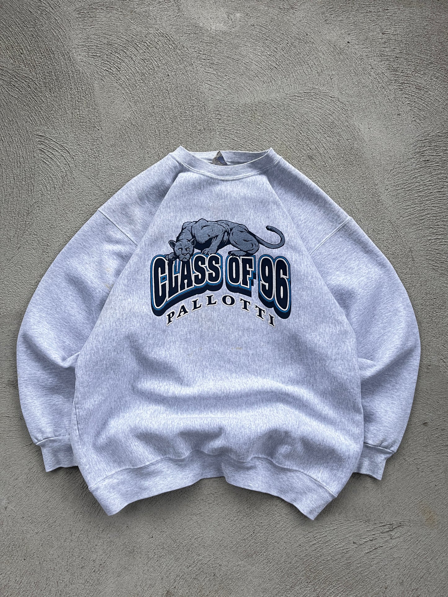 crewneck vintage class of 96 -XL fait long