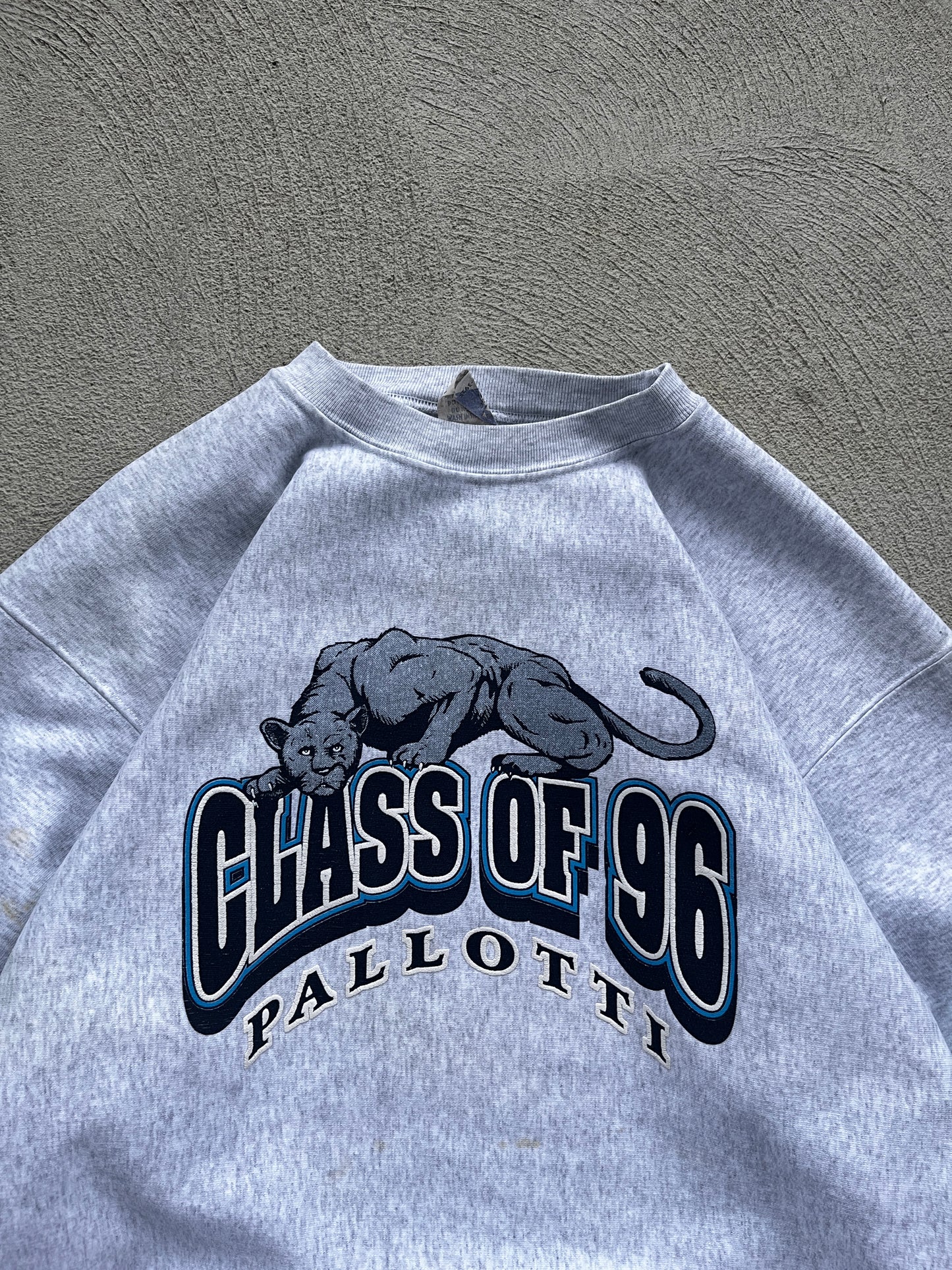 crewneck vintage class of 96 -XL fait long