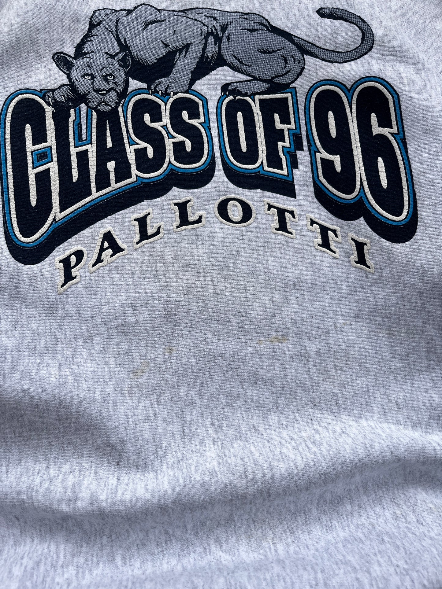 crewneck vintage class of 96 -XL fait long