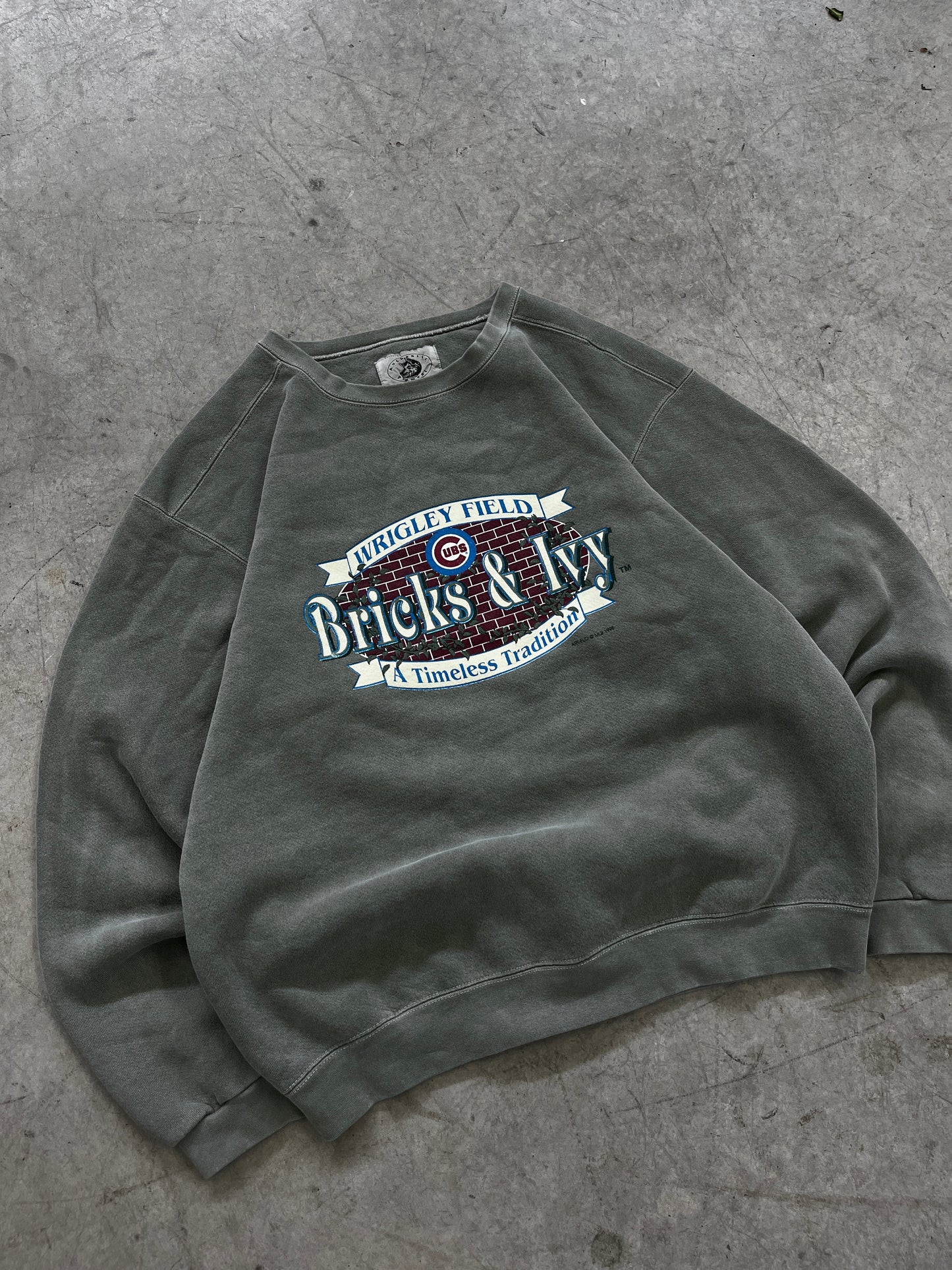 crewneck vintage cubs -XL