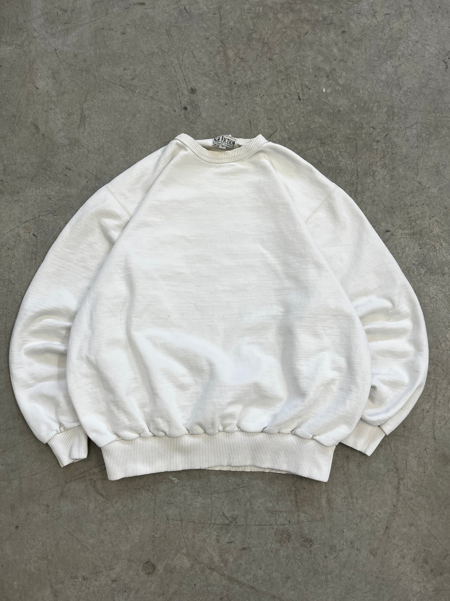 crewneck vintage blanc -fit XL