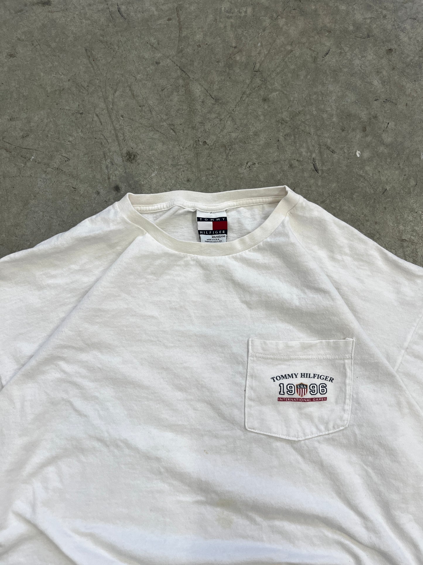 t-shirt vintage 1996 tommy hilfiger -XXL