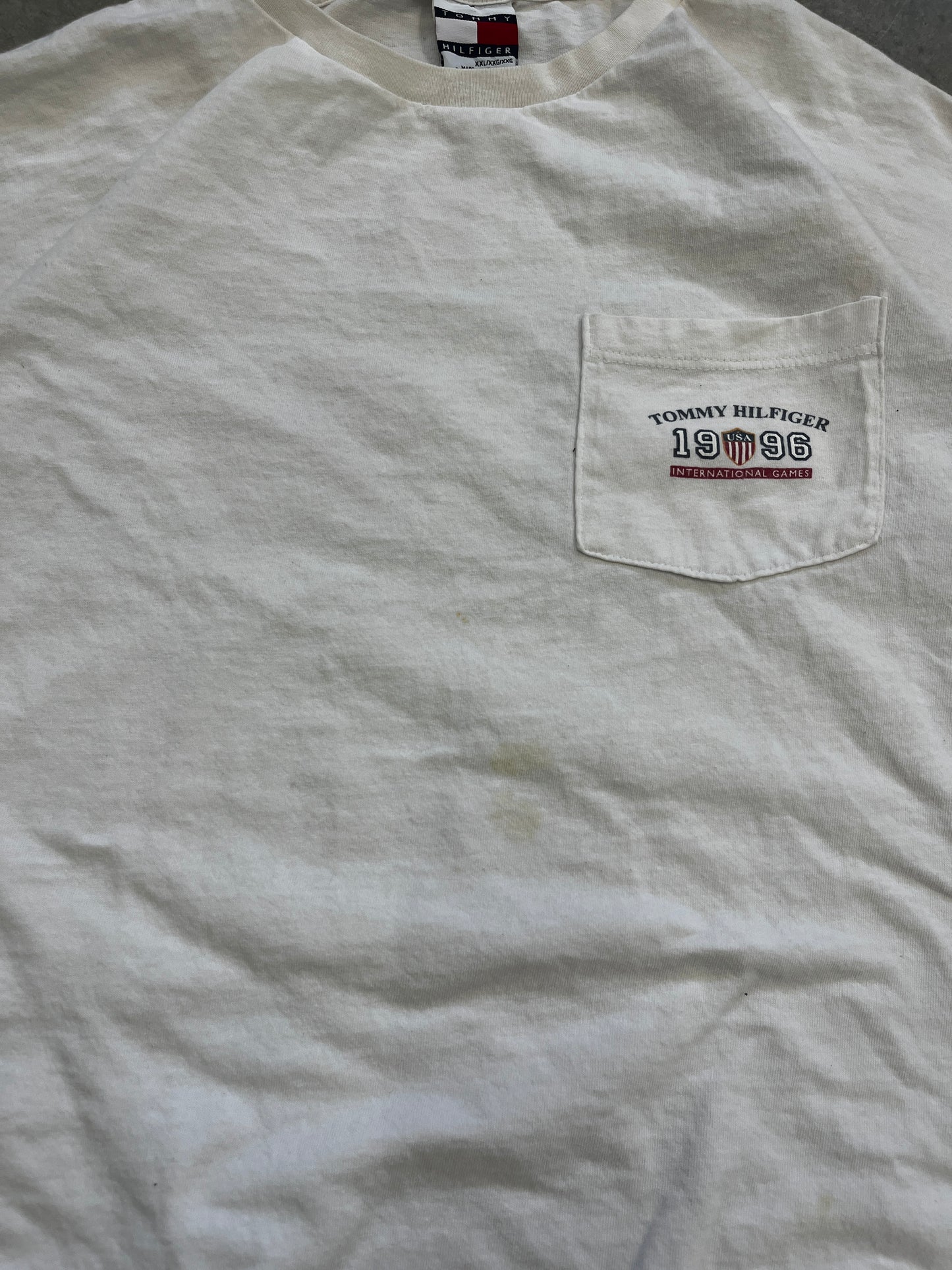 t-shirt vintage 1996 tommy hilfiger -XXL