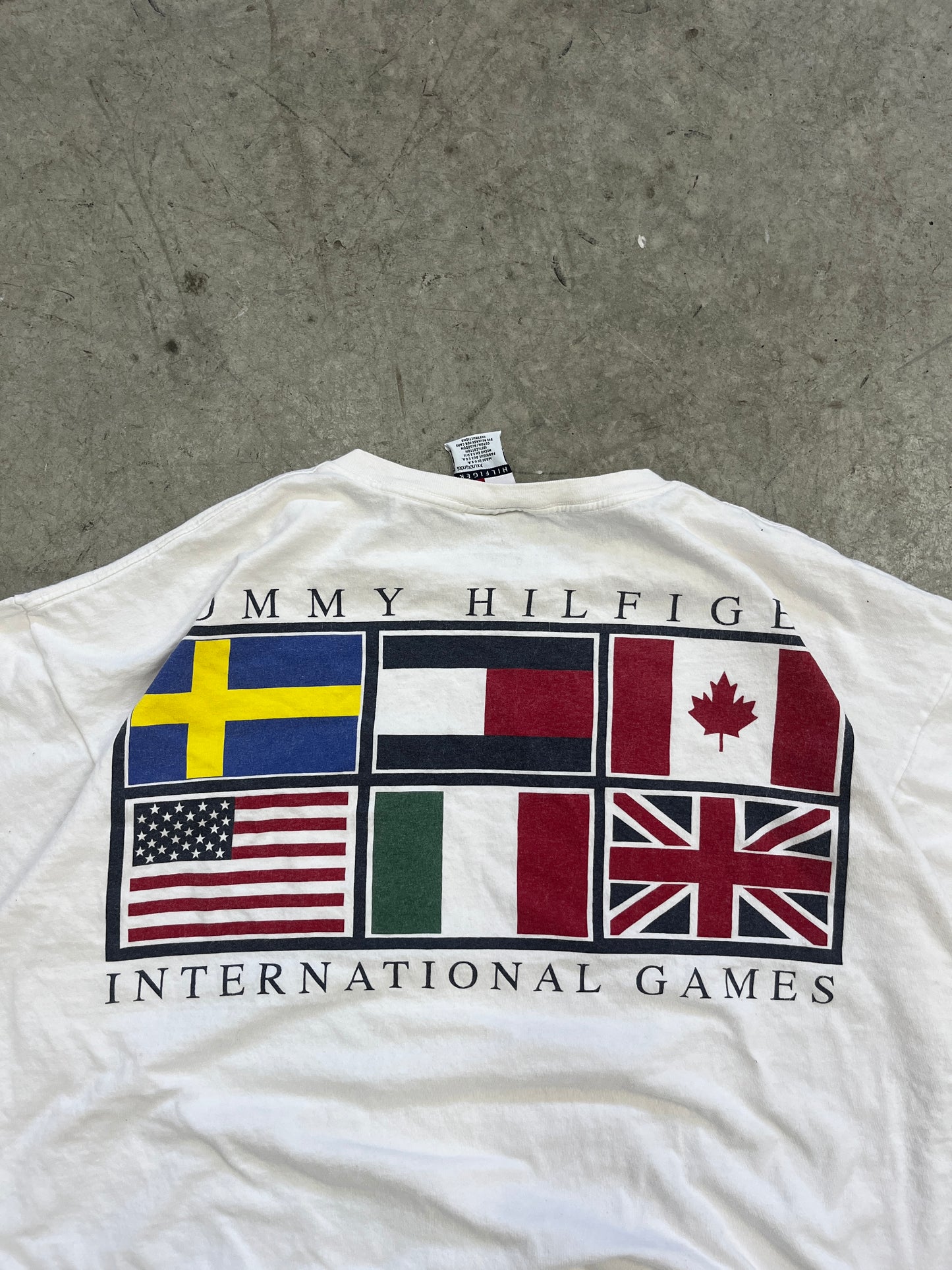 t-shirt vintage 1996 tommy hilfiger -XXL