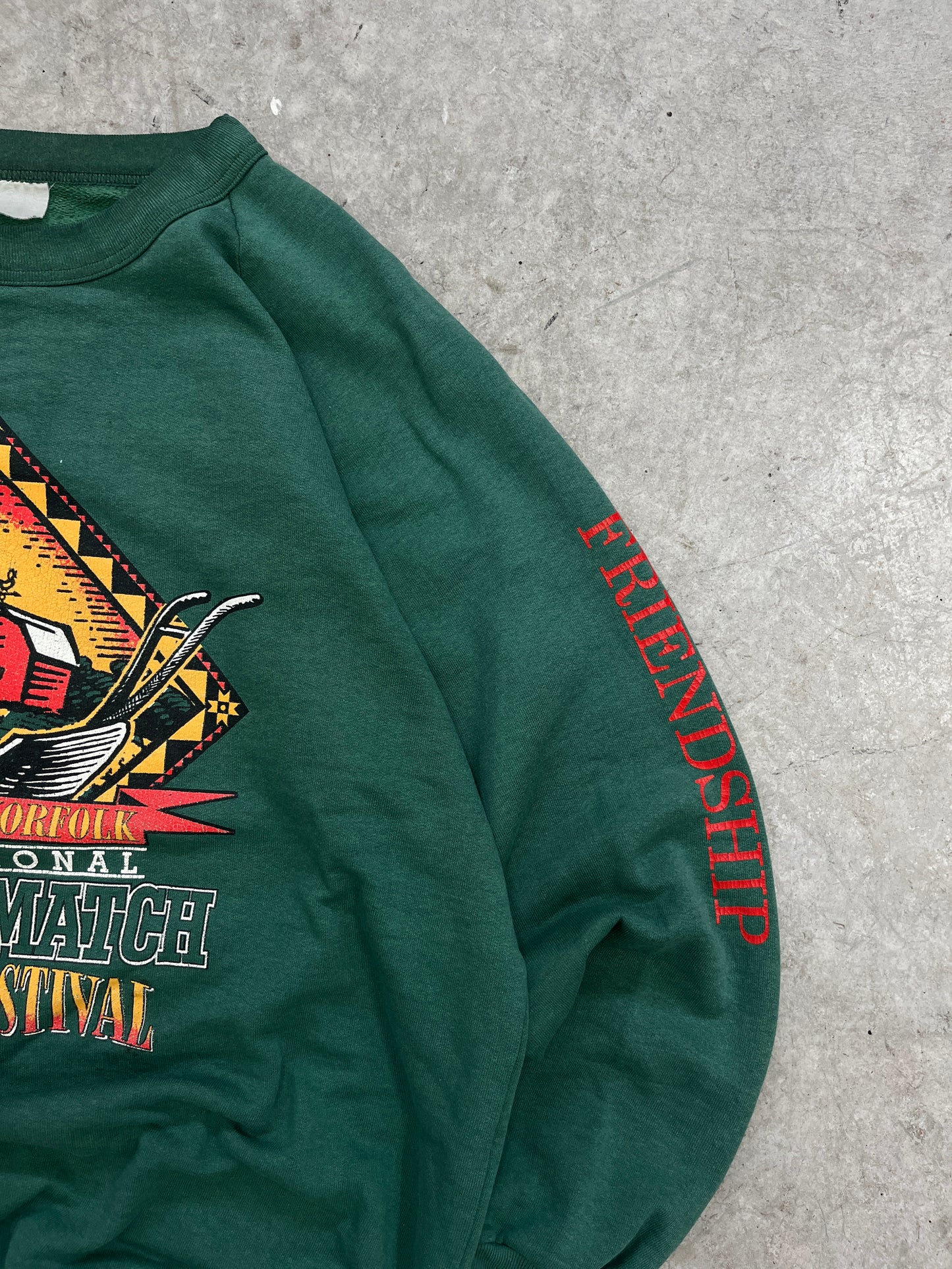 crewneck vintage 1996 country festival -fit M/L