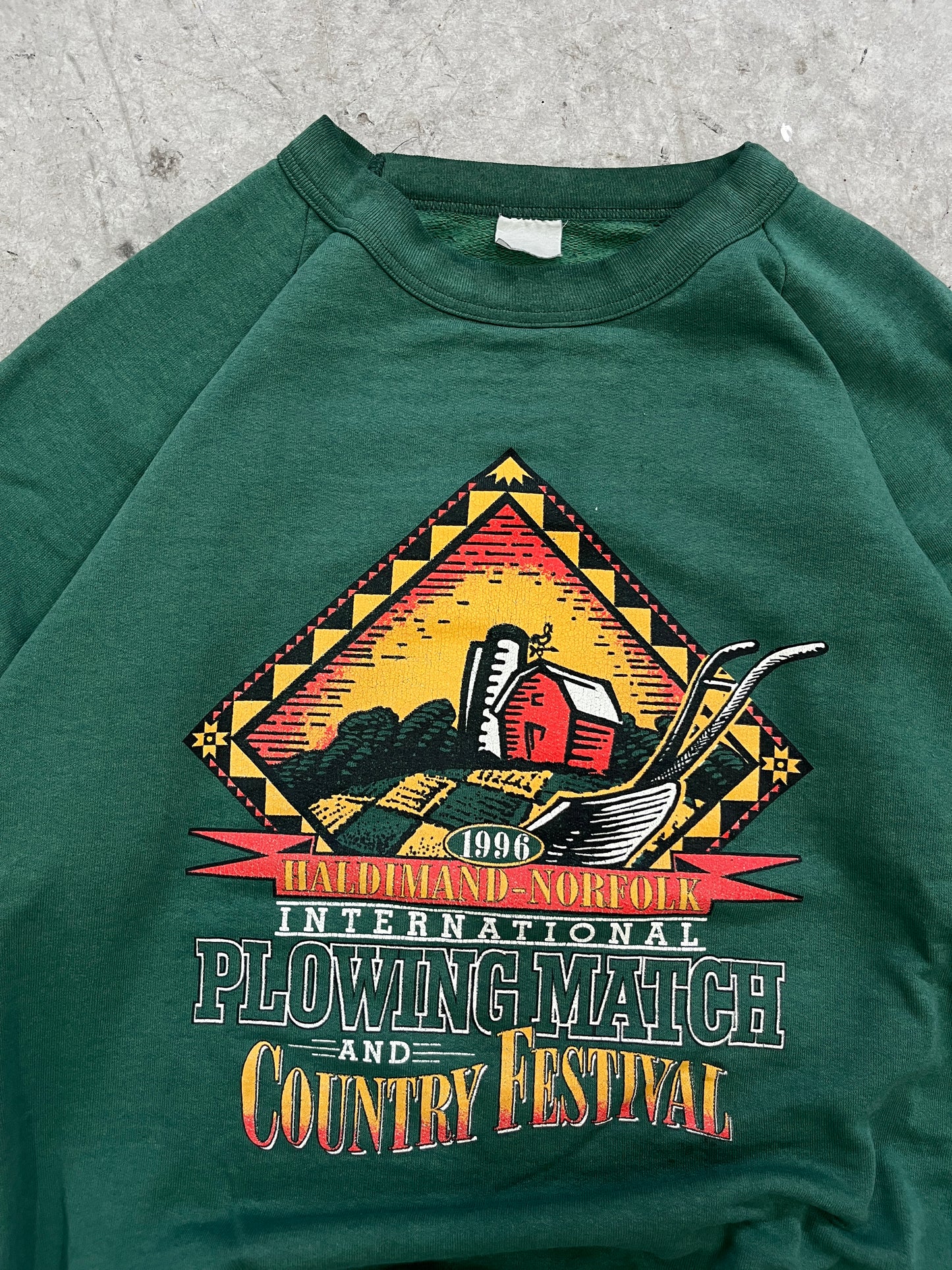 crewneck vintage 1996 country festival -fit M/L