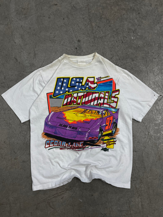 t-shirt vintage USA nationals -fit M/L