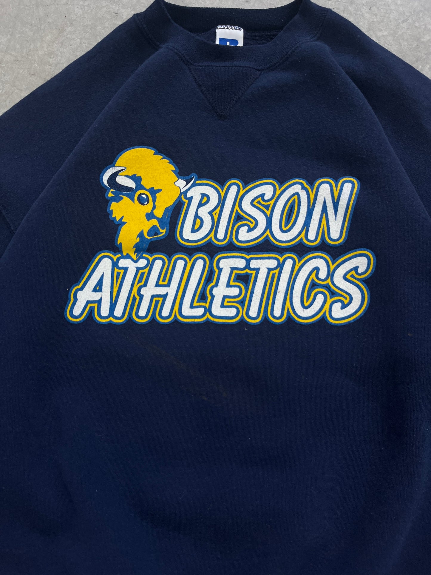 crewneck vintage bison athletics -fit L