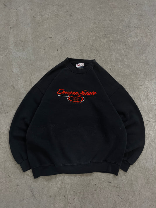 crewneck vintage oregon -L