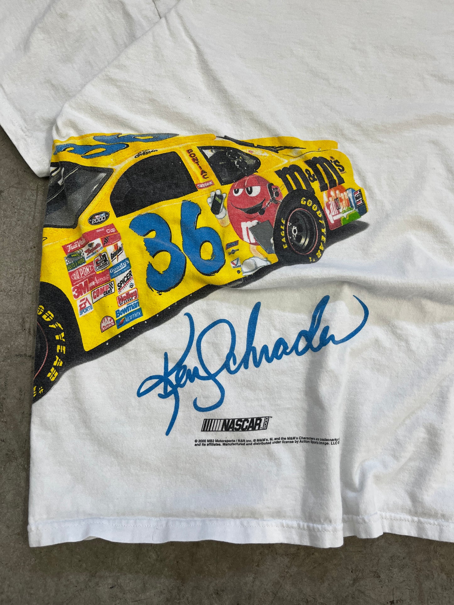 t-shirt vintage nascar -XL