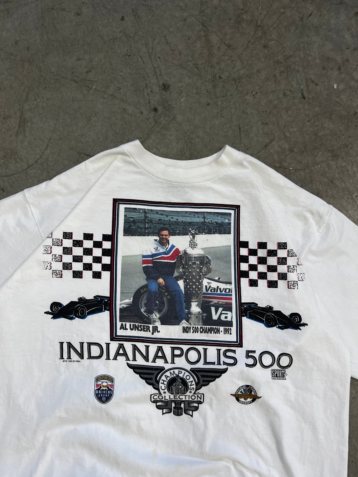 t-shirt vintage indianapolis 500 -XL fit L