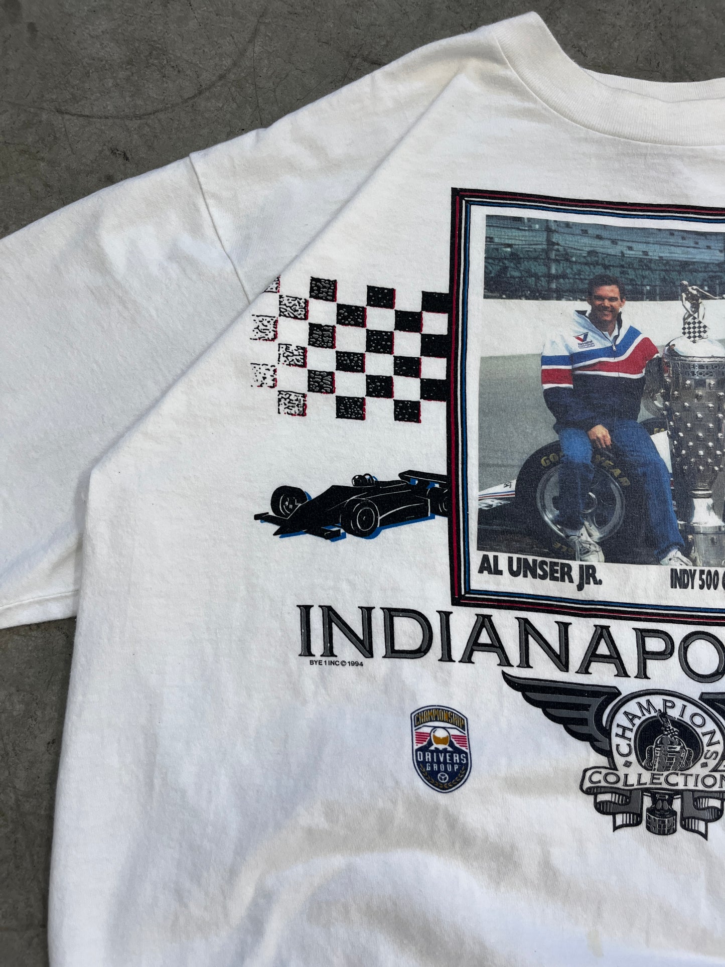 t-shirt vintage indianapolis 500 -XL fit L