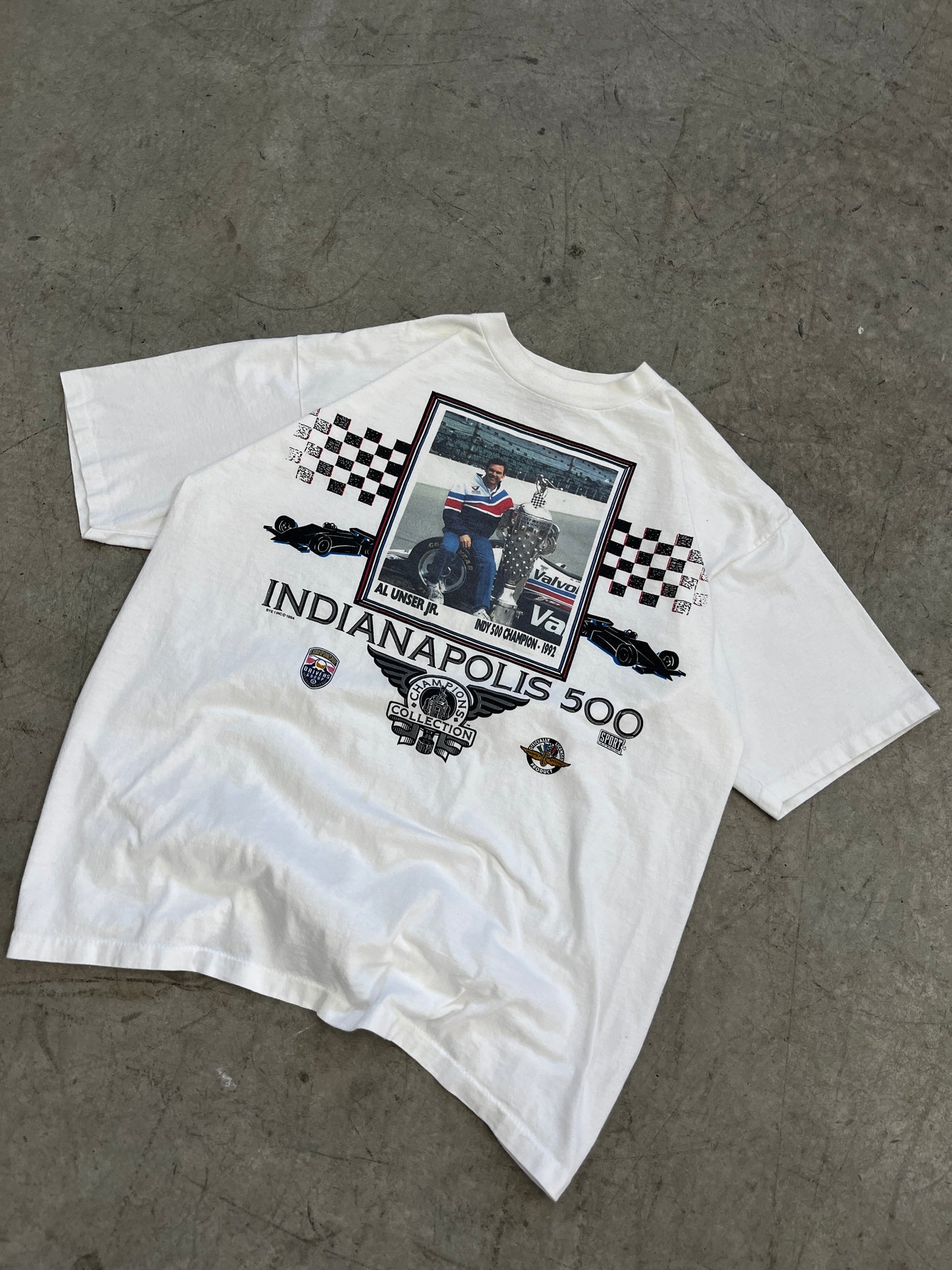 t-shirt vintage indianapolis 500 -XL fit L