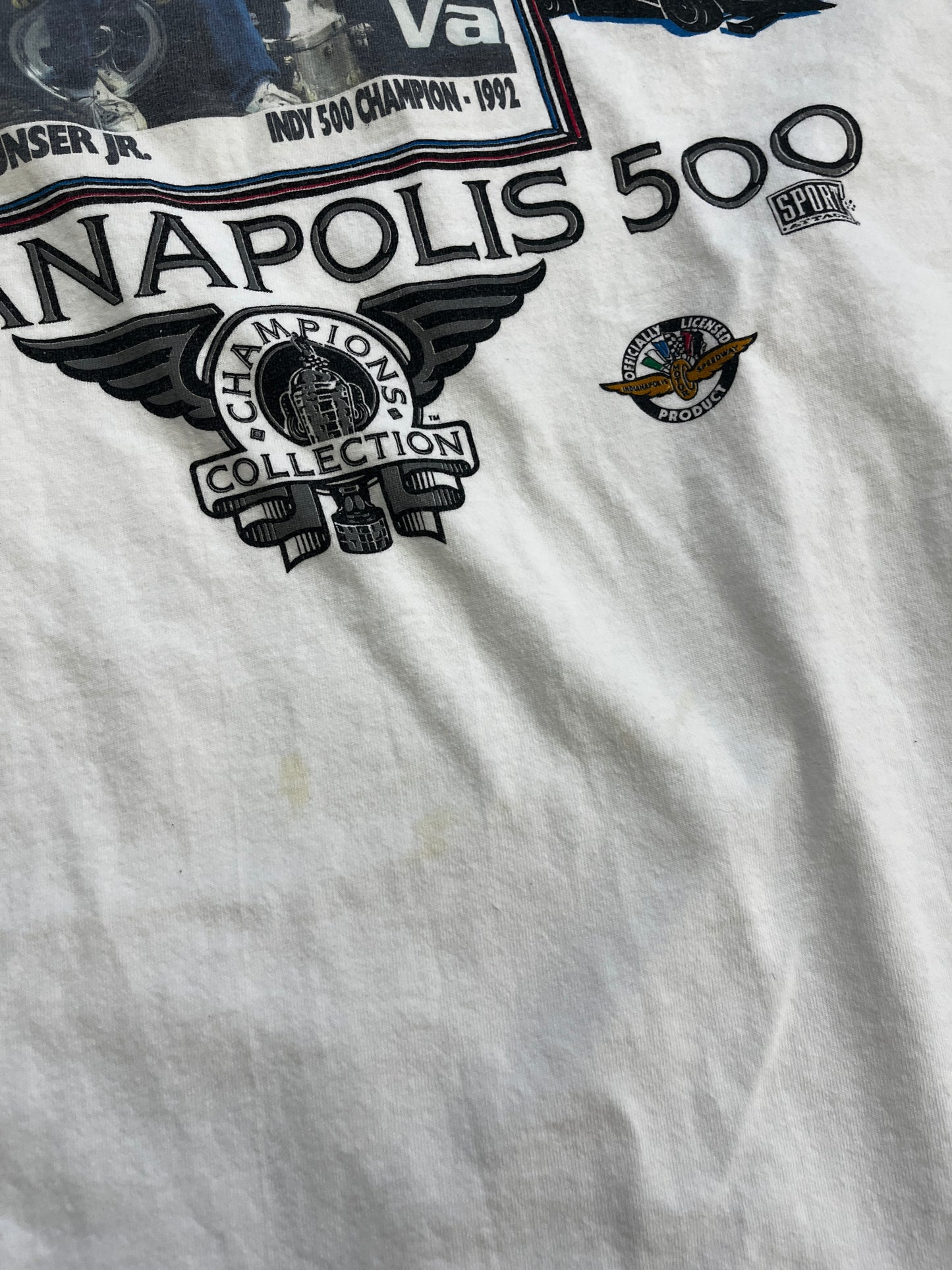 t-shirt vintage indianapolis 500 -XL fit L