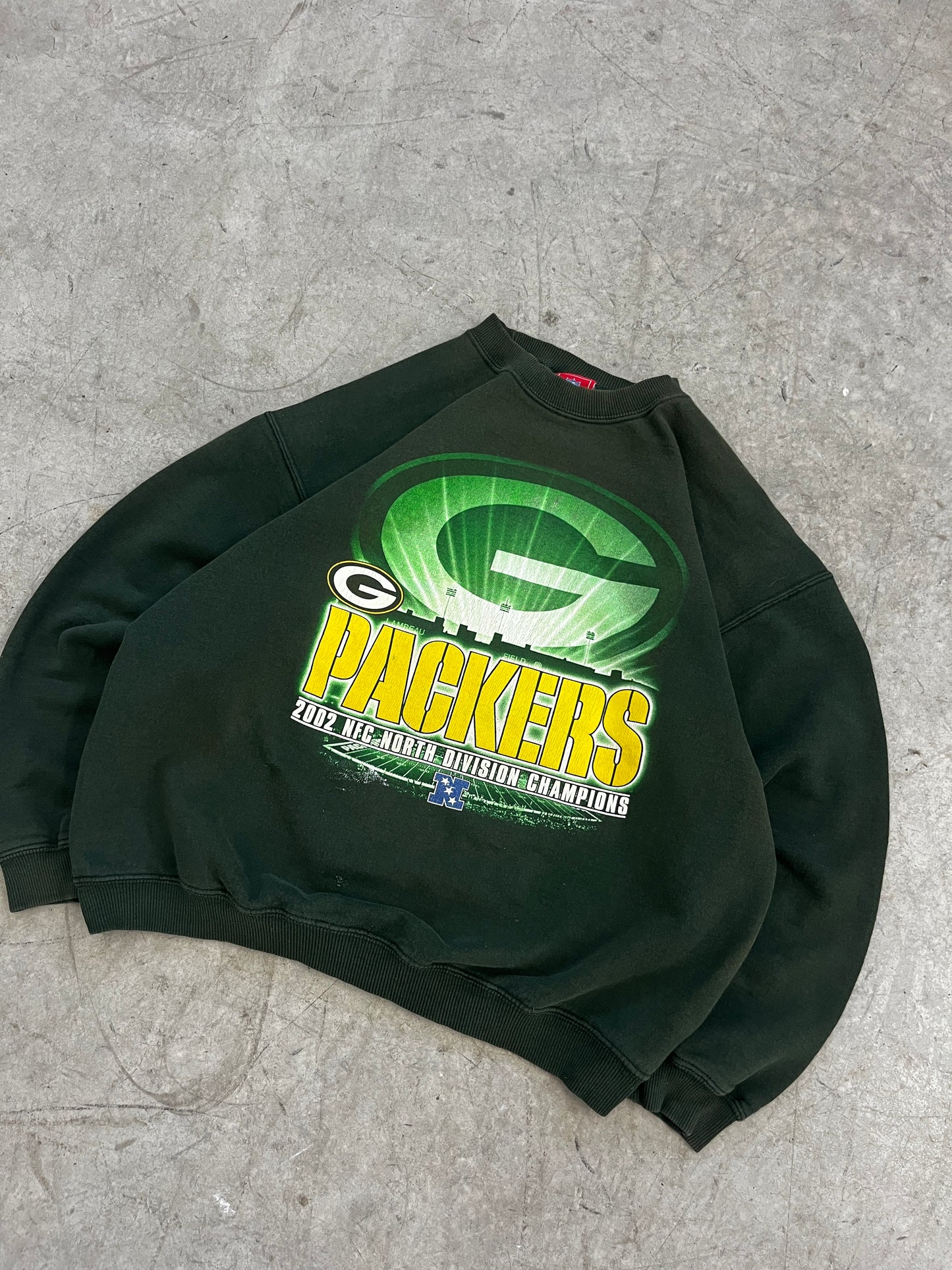 crewneck vintage packers -fit M/L