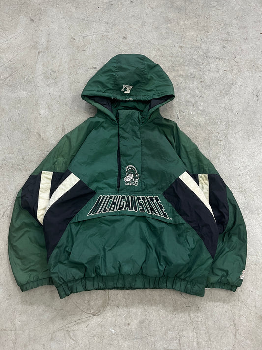 manteau vintage michigan state -XL