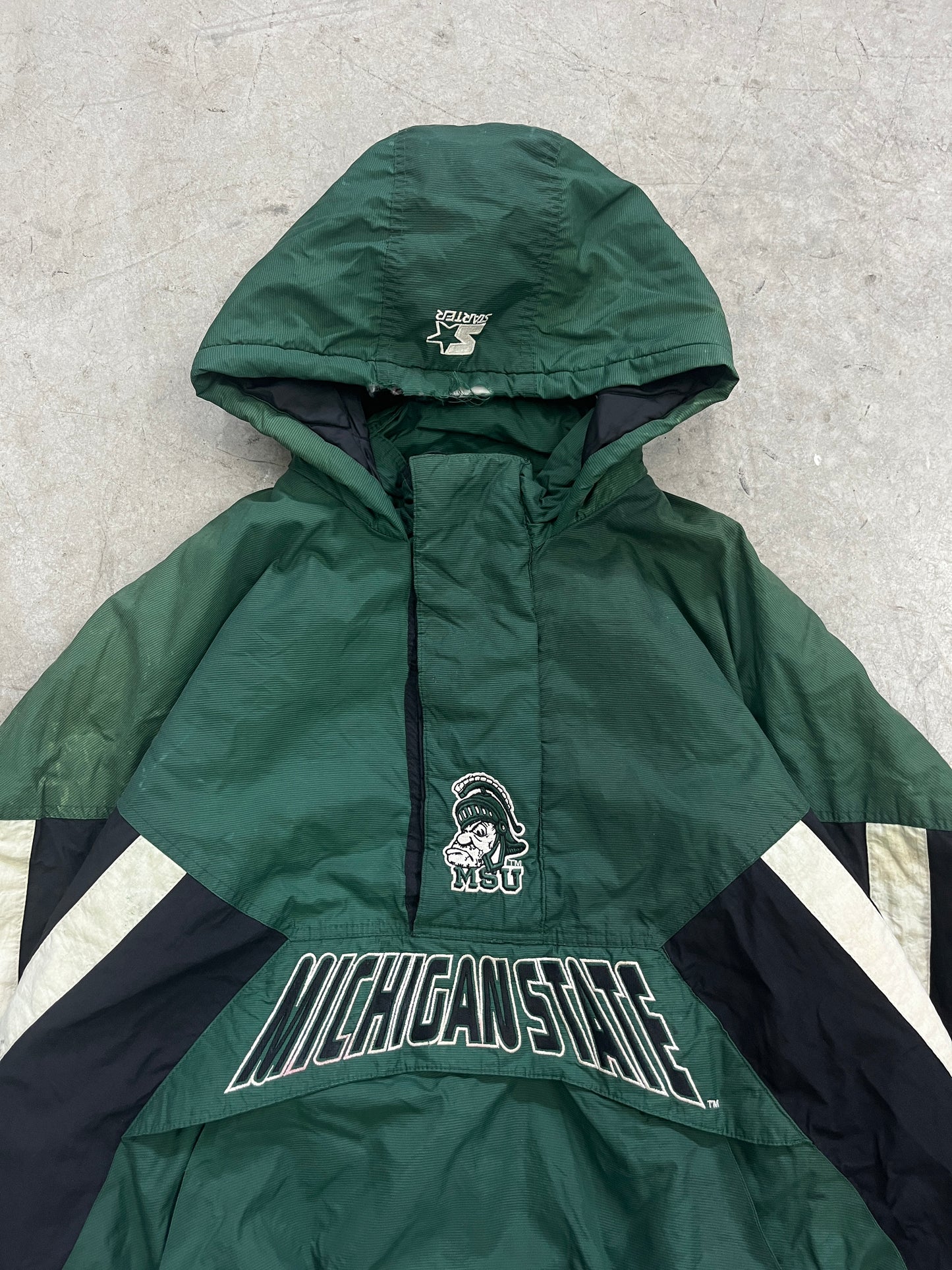 manteau vintage michigan state -XL