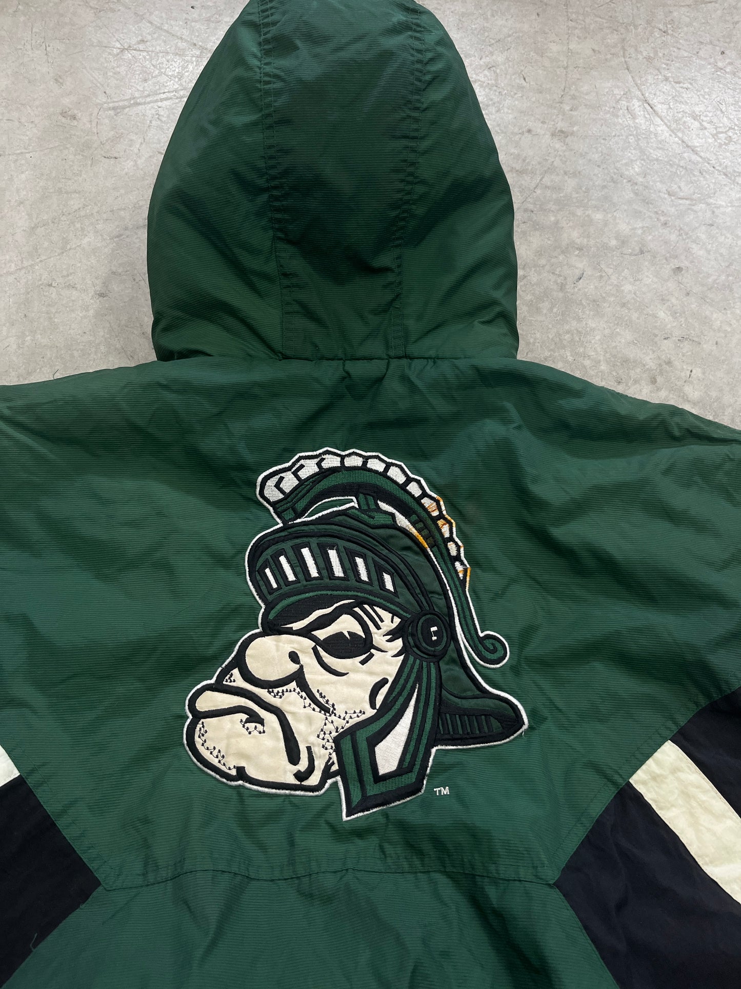 manteau vintage michigan state -XL