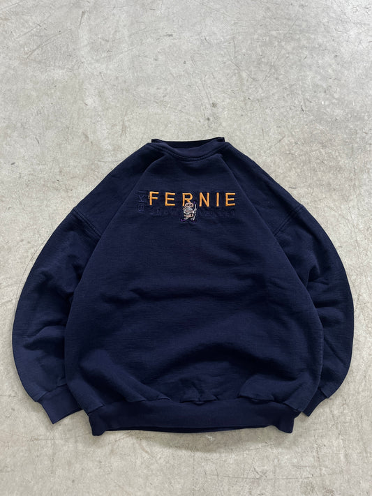 crewneck vintage ski fernie - fit L