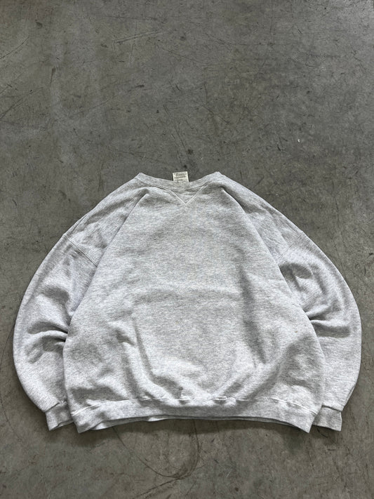 crewneck vintage gris -XL fit un peut crop