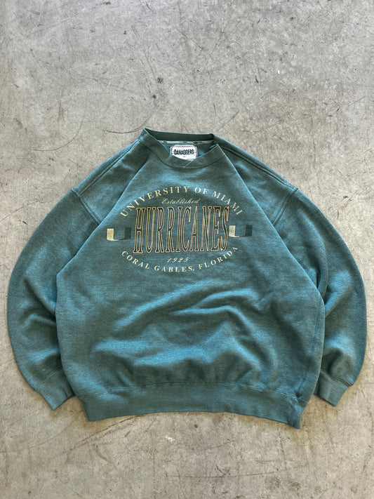 crewneck vintage hurricanes -XL