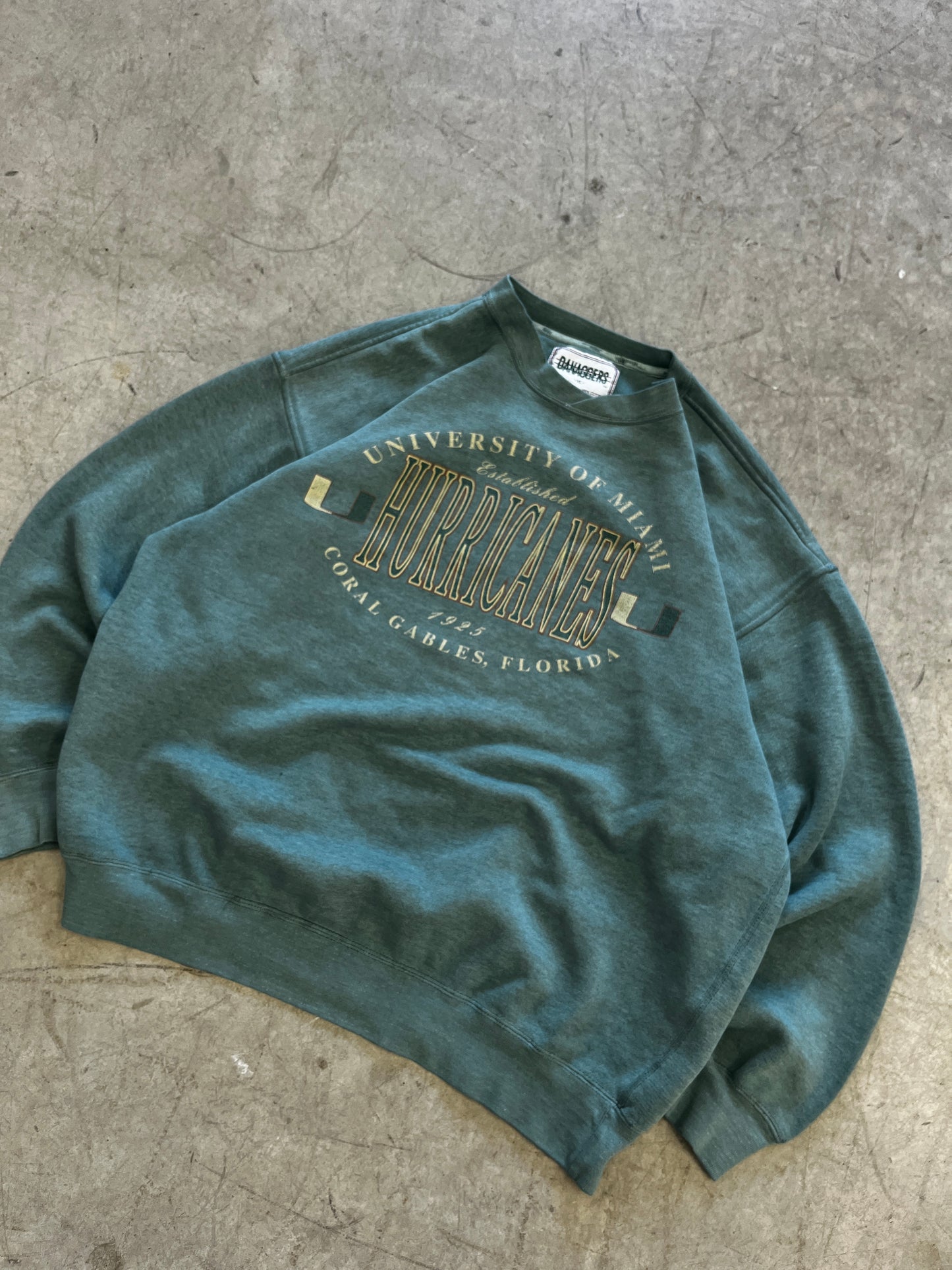 crewneck vintage hurricanes -XL