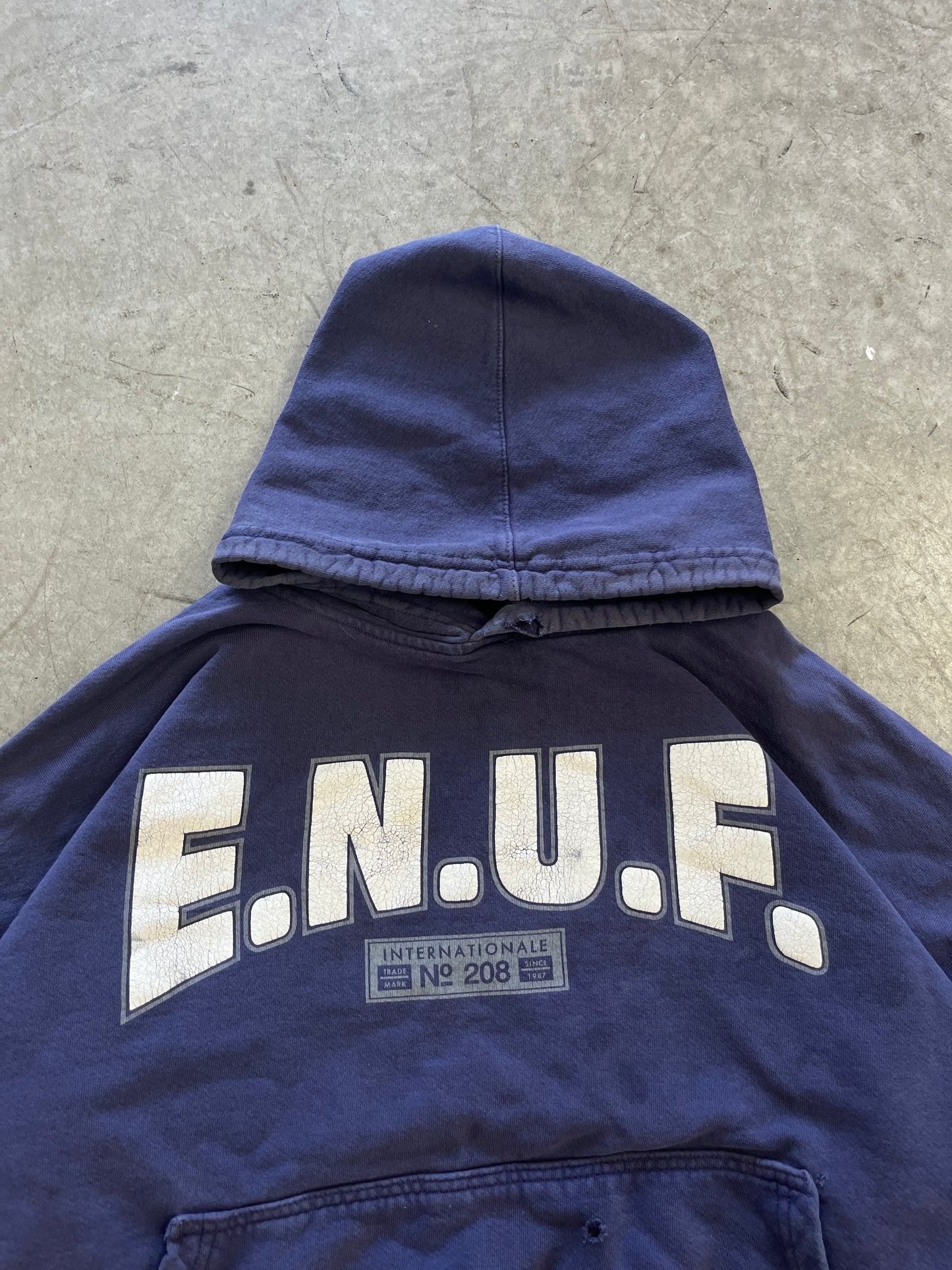 hoodie E.N.U.F vintage -S