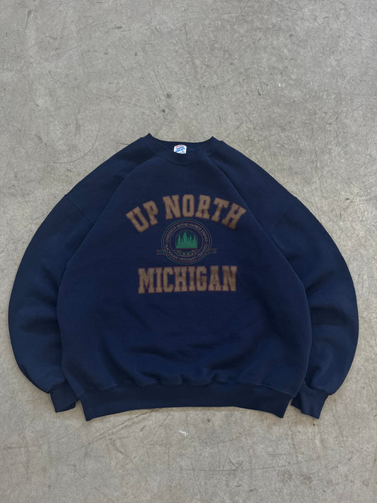 crewneck vintage michigan -XL