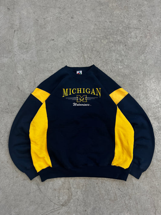 crewneck vintage michigan -fit XL