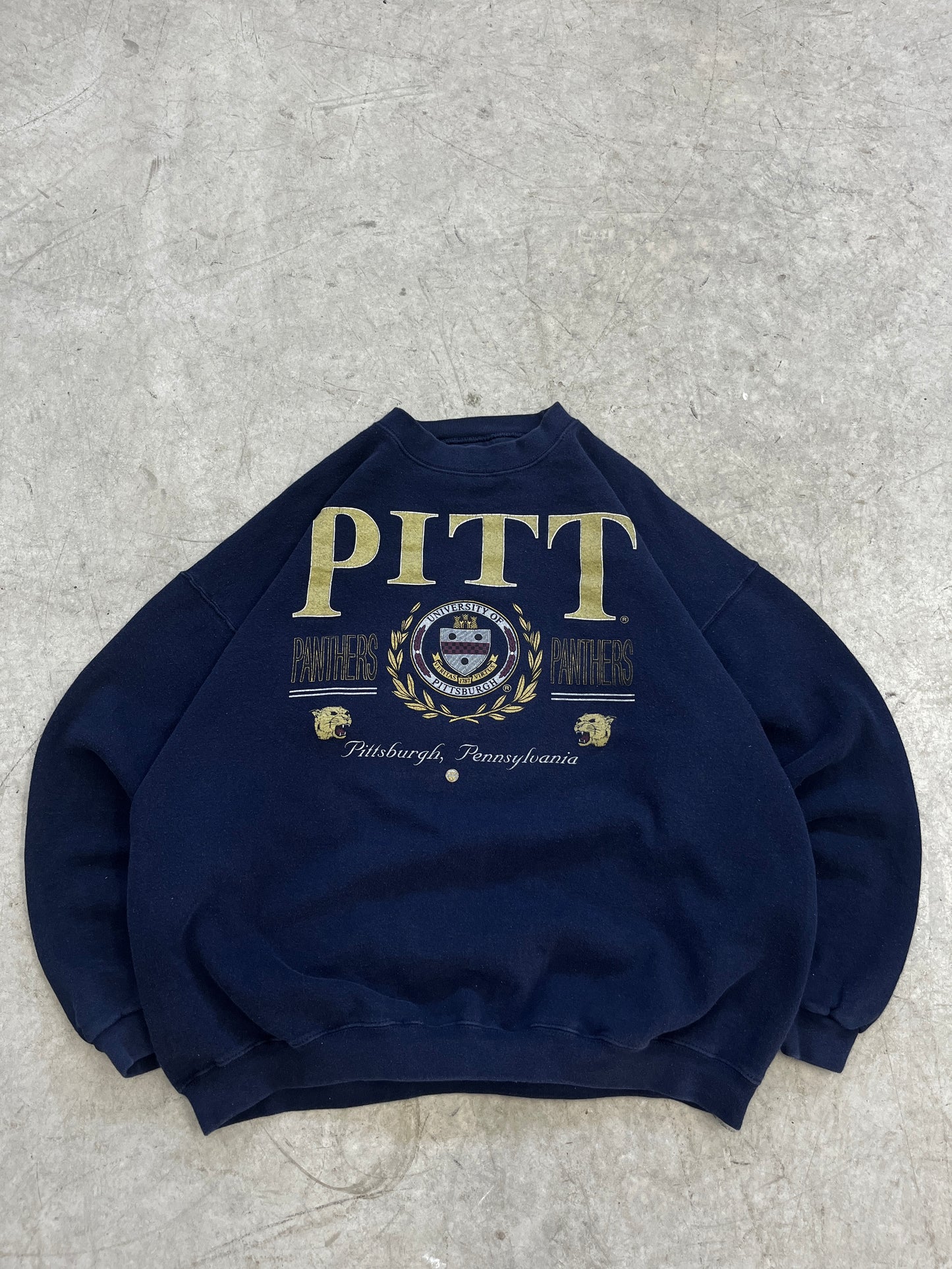 crewneck vintage Pitt -XL