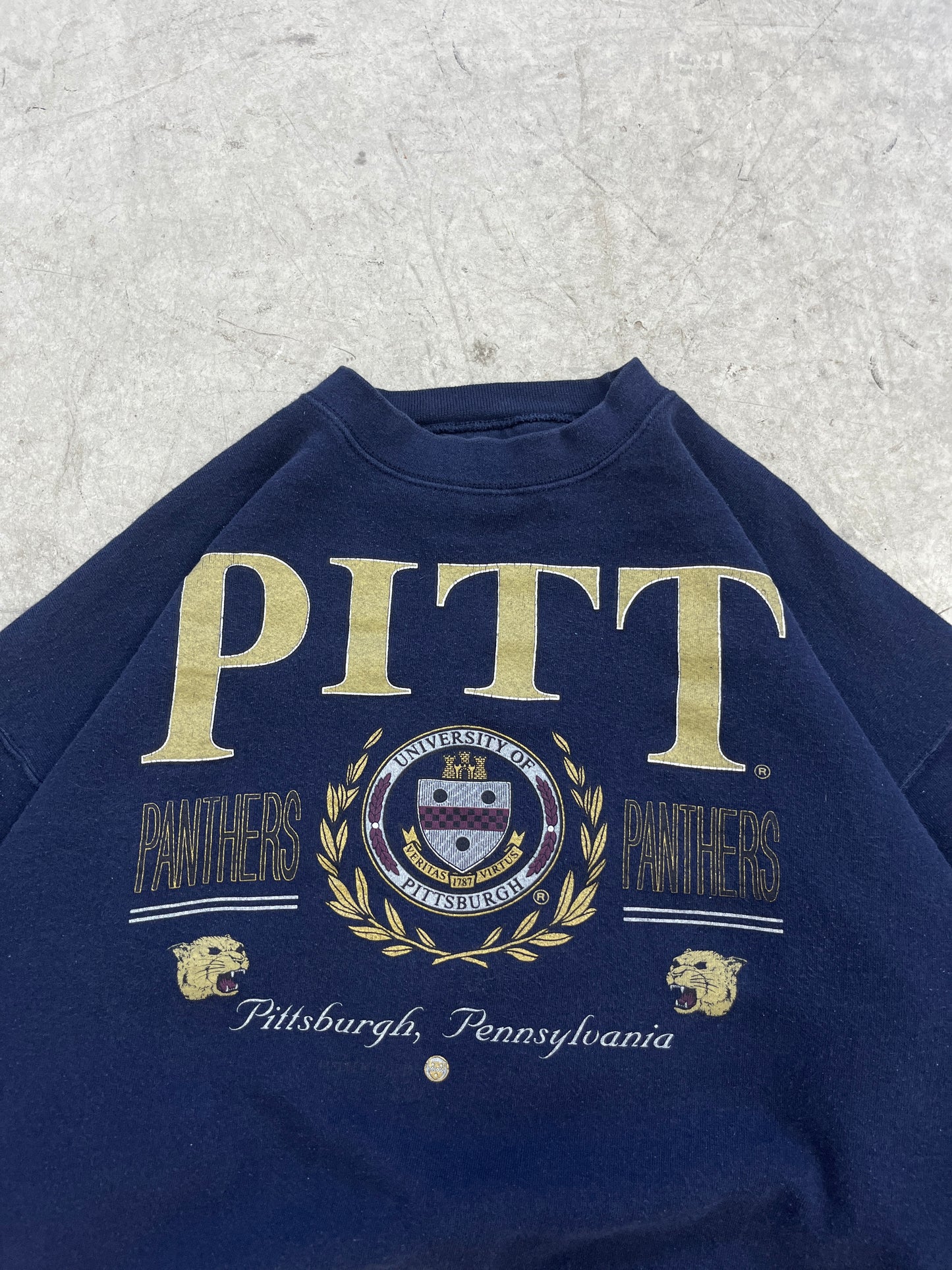 crewneck vintage Pitt -XL