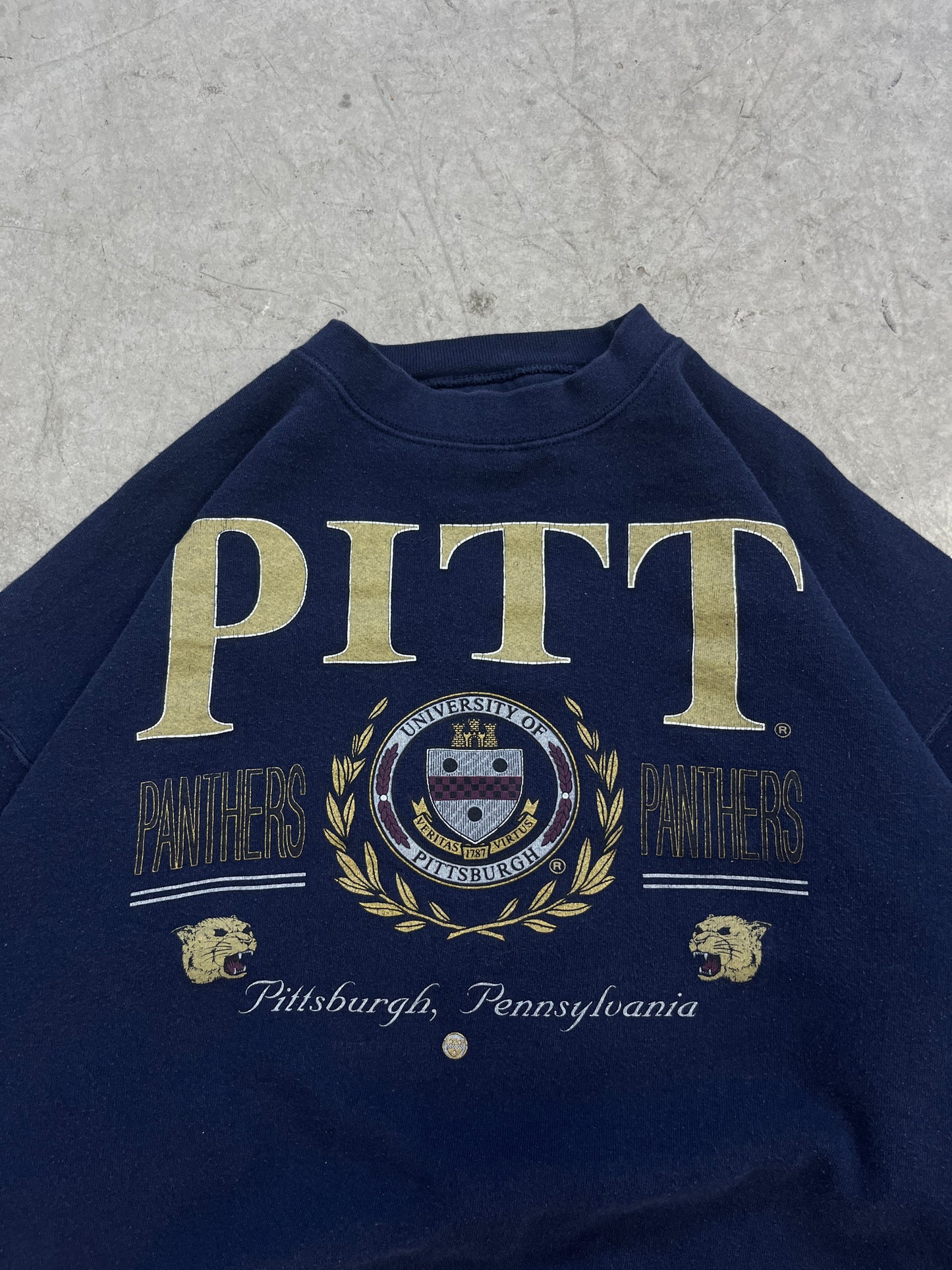 crewneck vintage Pitt -XL